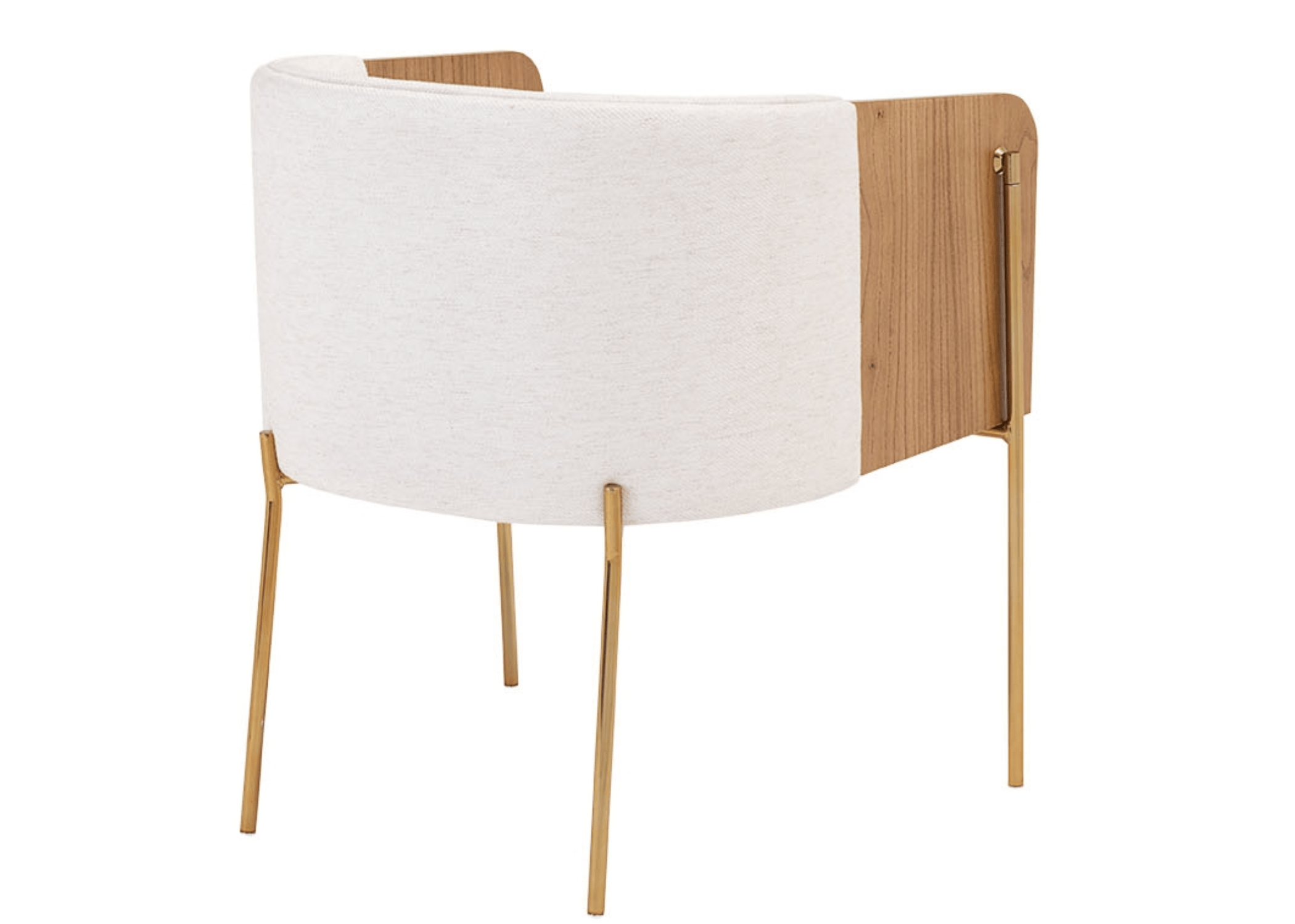 Conforto elegante: detalhe do assento da Poltrona Dot.