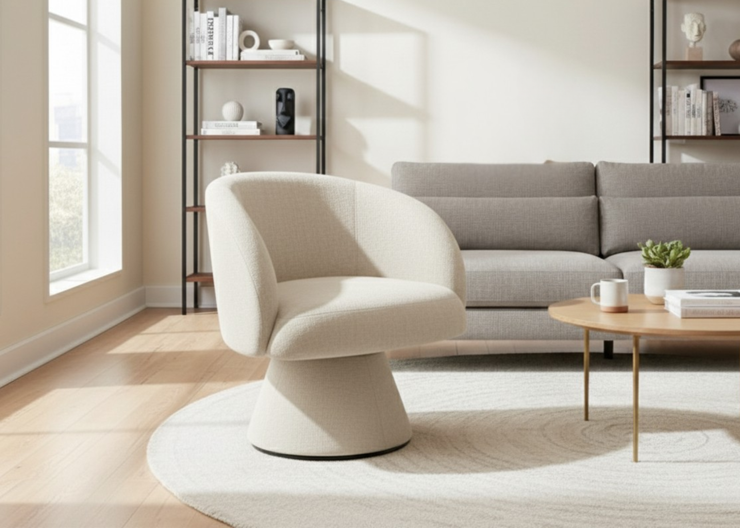 Poltrona Giratória Comfy