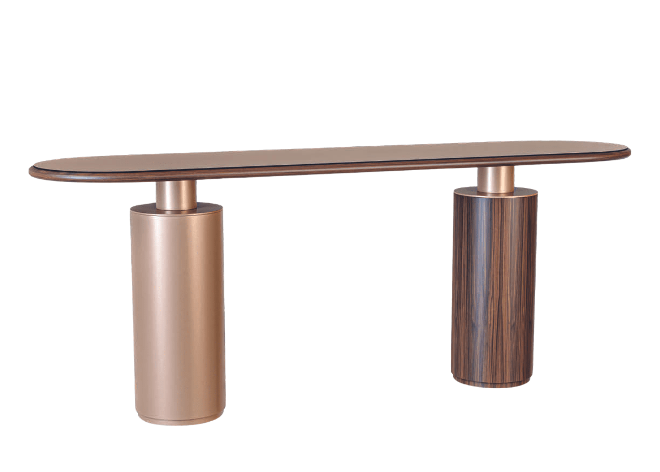 Curvas suaves e estrutura sólida do Aparador Celeste.