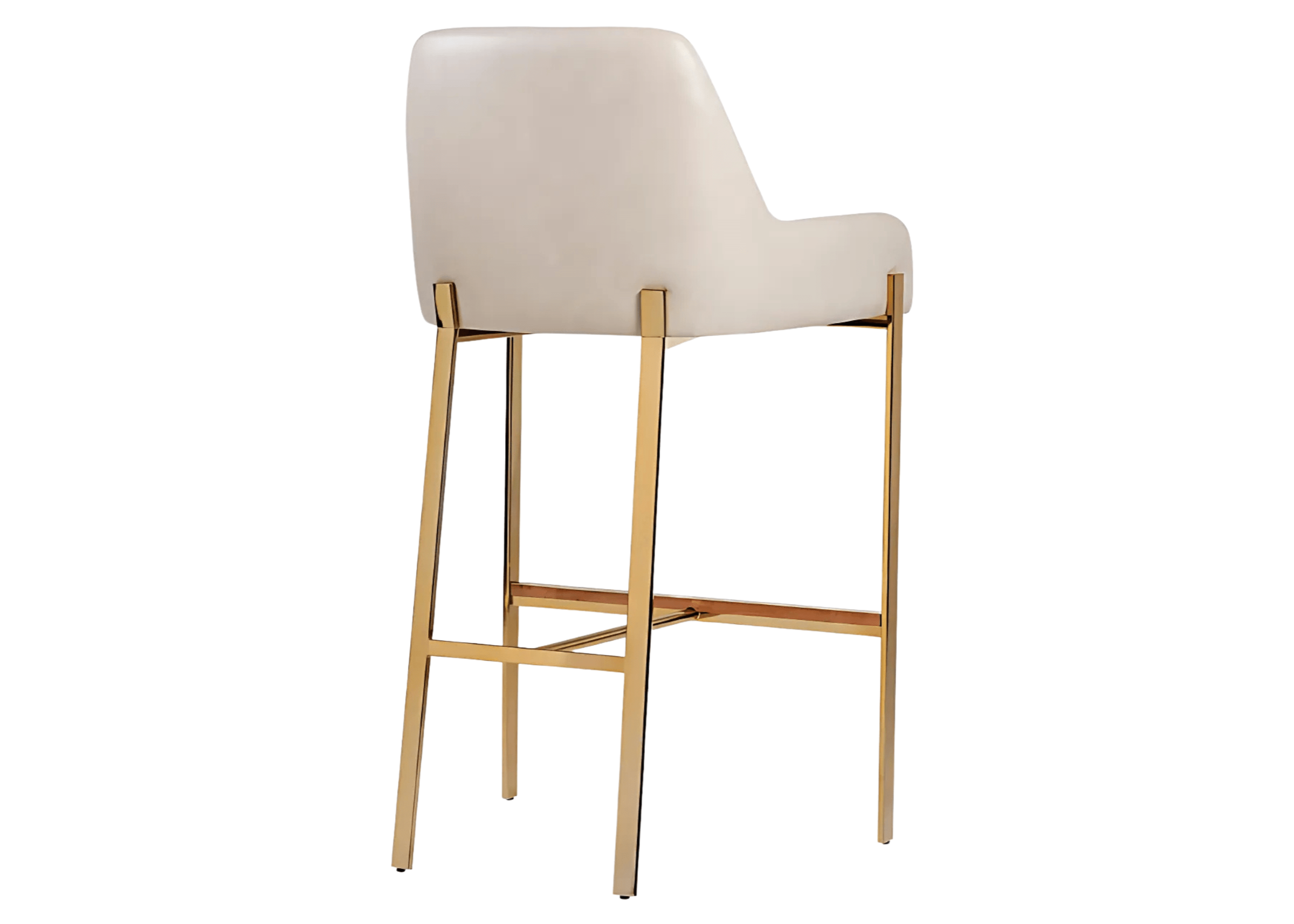 Design sofisticado da Banqueta Lizzie para cozinhas modernas.