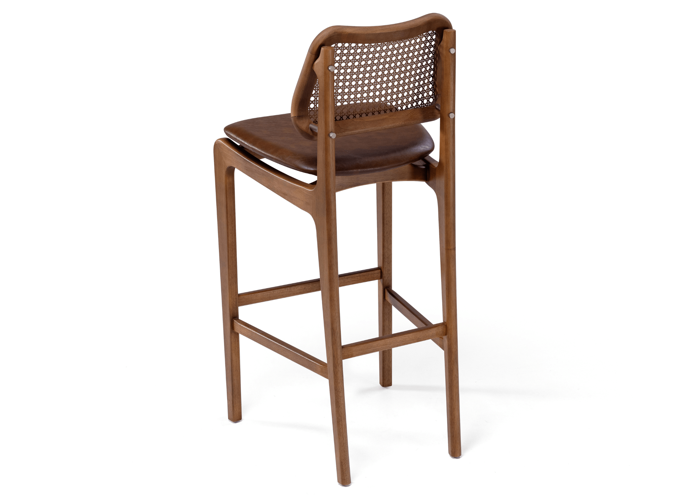 Banqueta Doha ideal para bancadas, com design elegante e confortável.