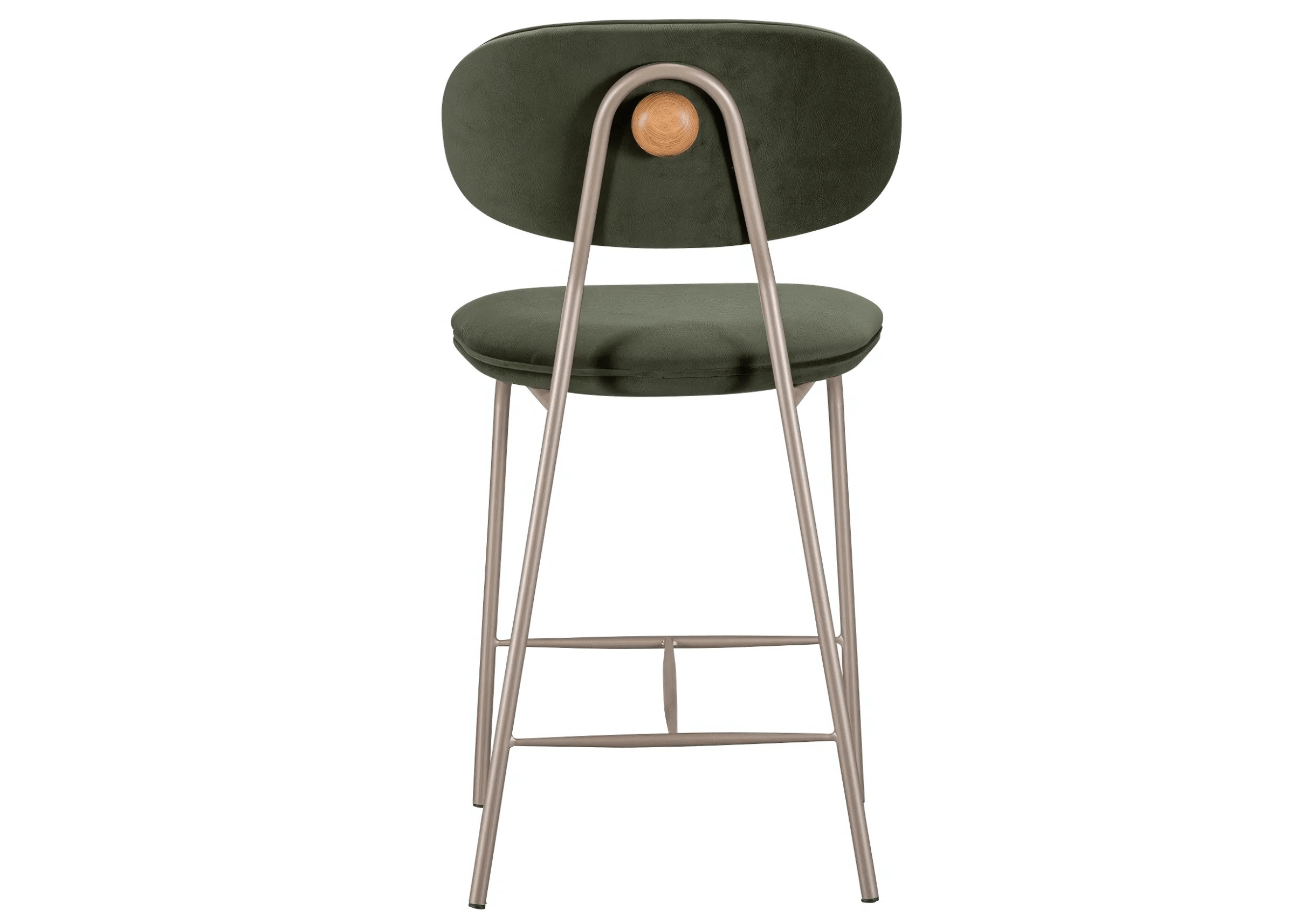 Vista traseira da Banqueta Mont com design moderno