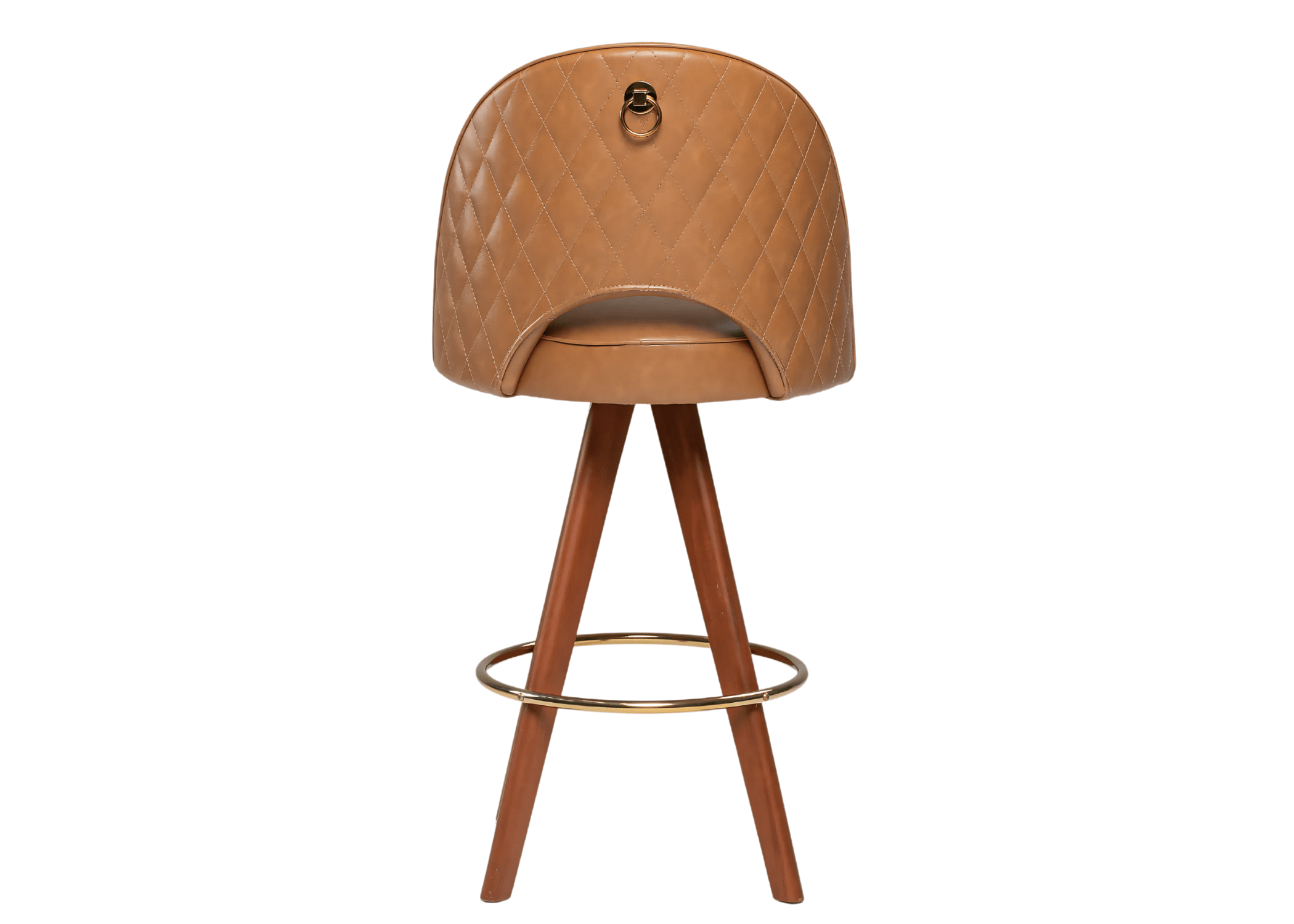 Banqueta Stein com aro metálico e estrutura robusta para maior estabilidade.