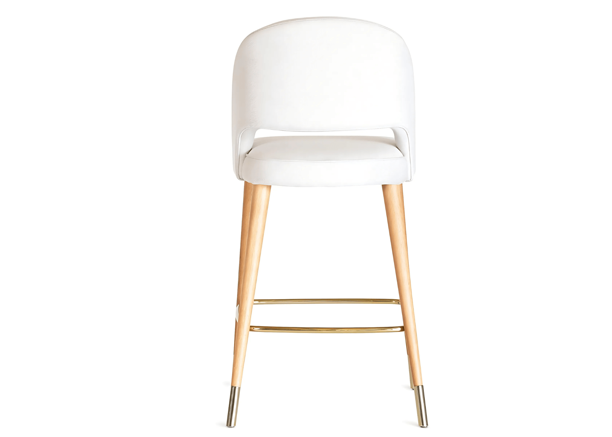 Banqueta alta Molly com design contemporâneo.