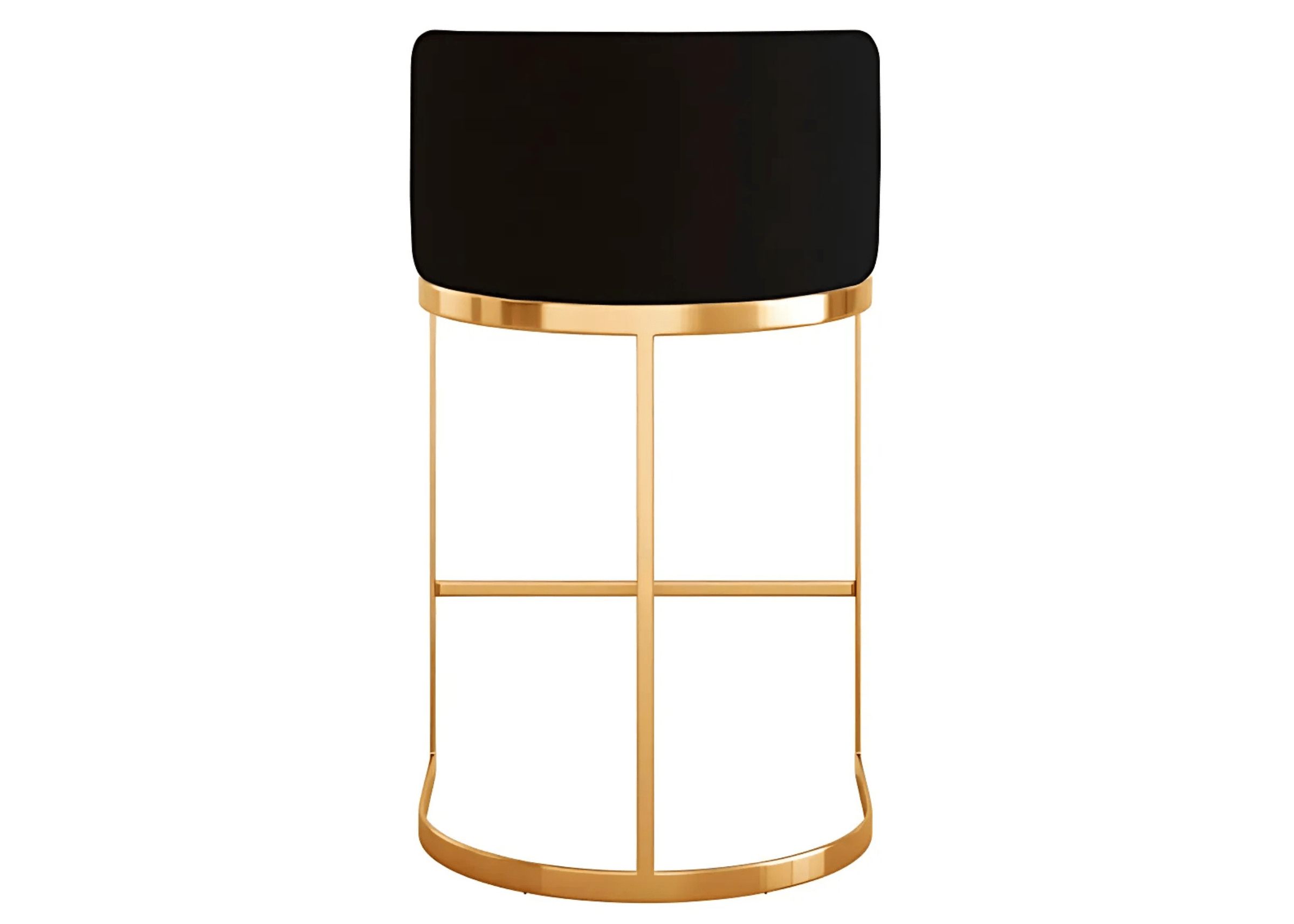 Estrutura elegante e durável da banqueta Gregori para ambientes refinados.