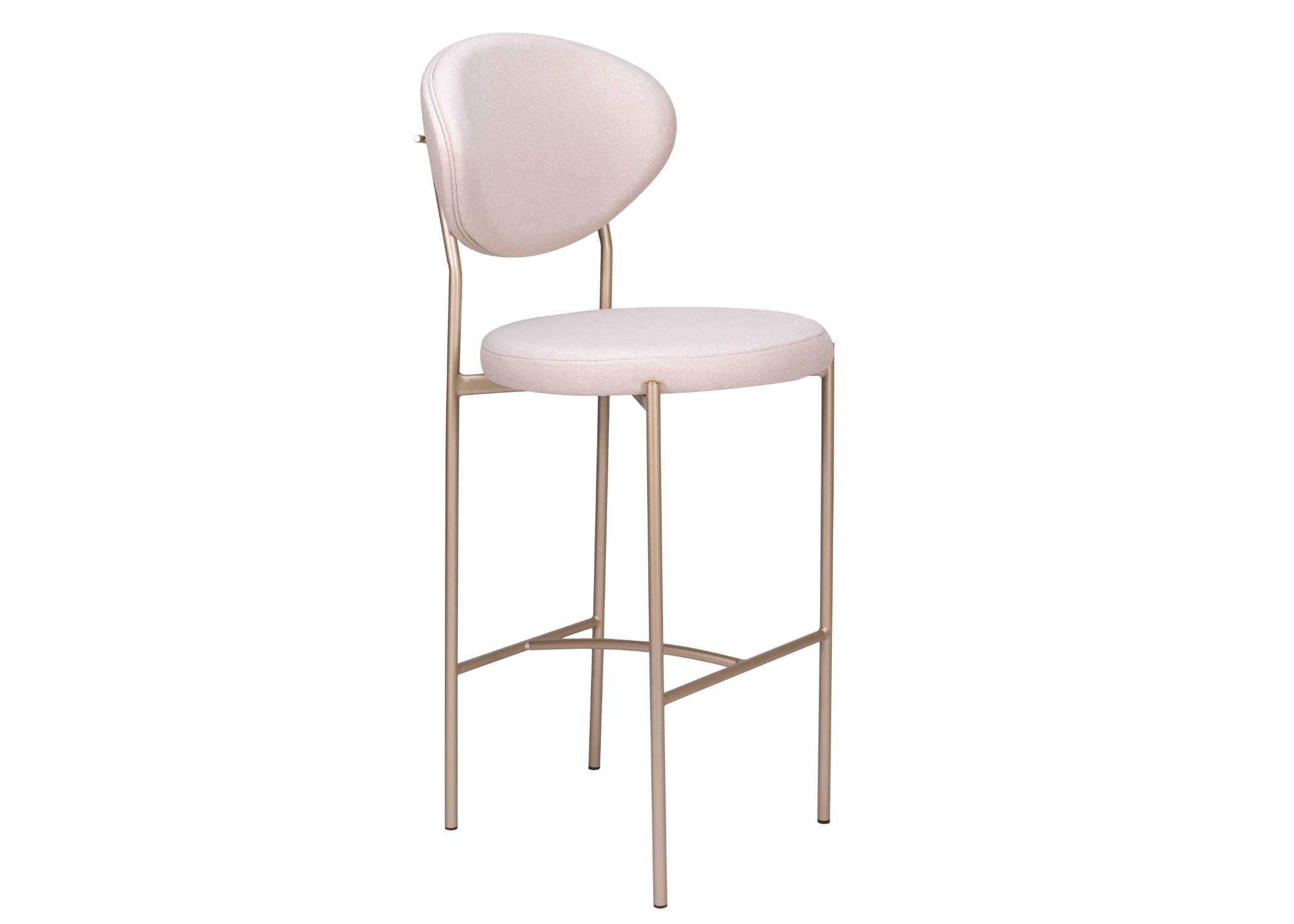 Banqueta Lis luxuosa em cozinha contemporânea.