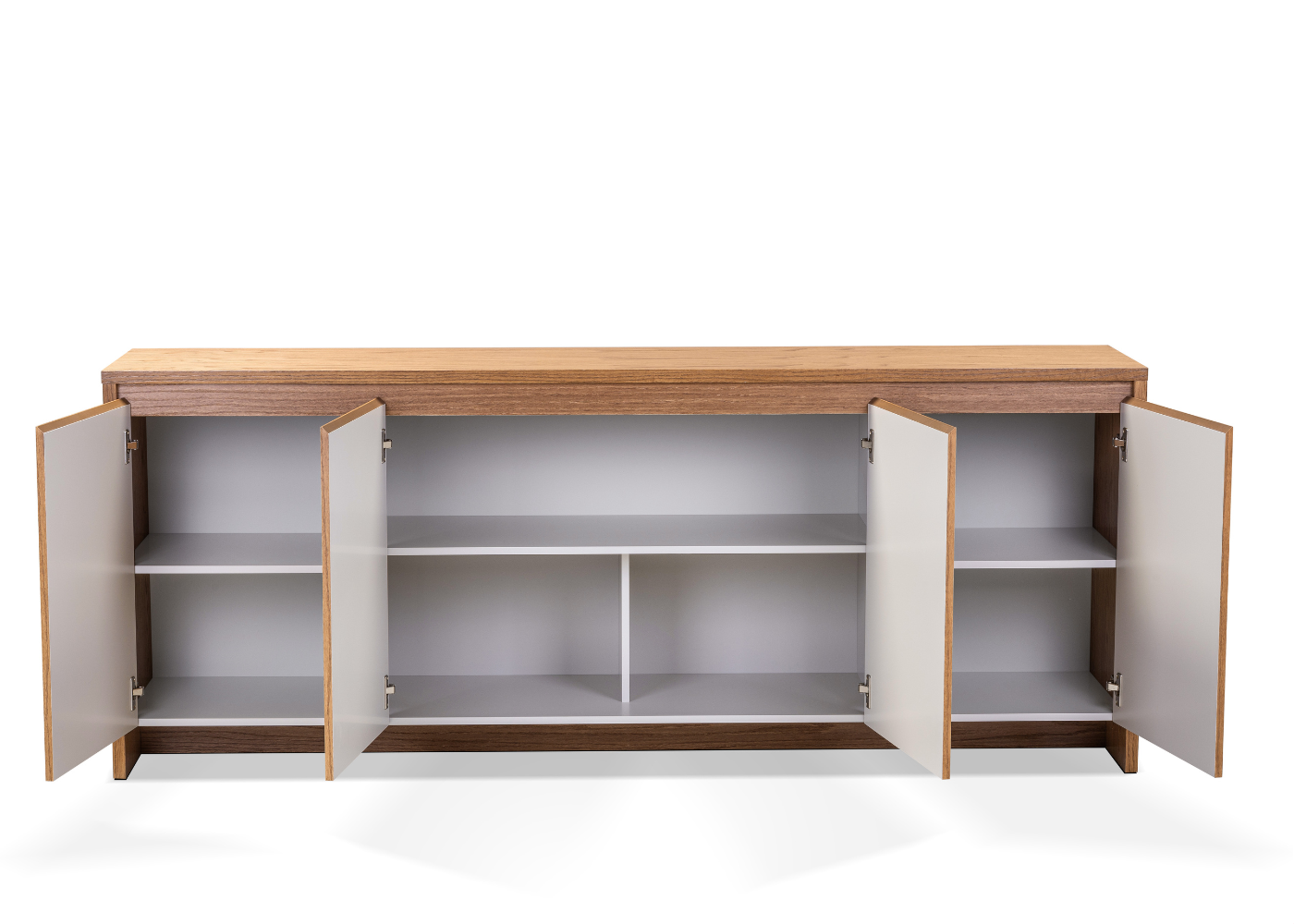 Buffet Theo detalhes refinados para uma atmosfera sofisticada.