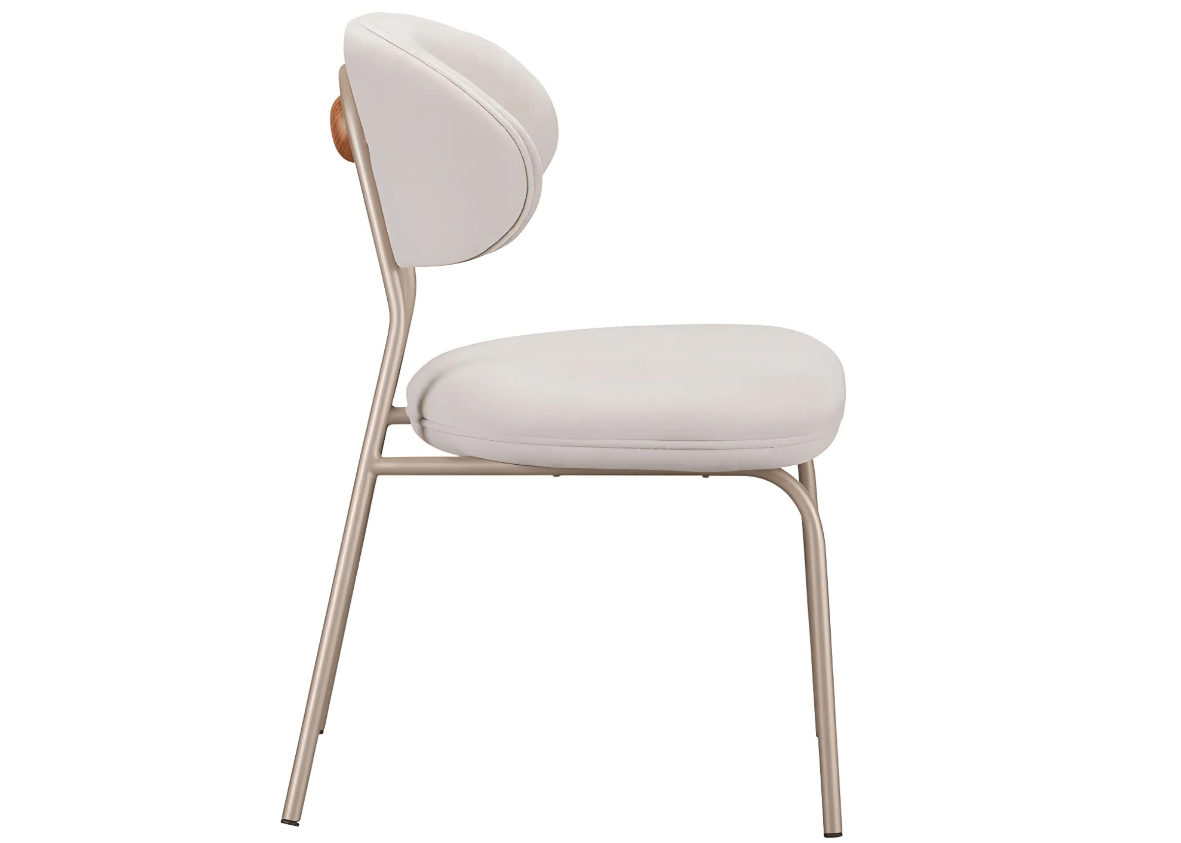 Cadeira Mont moderna com linhas suaves e confortáveis