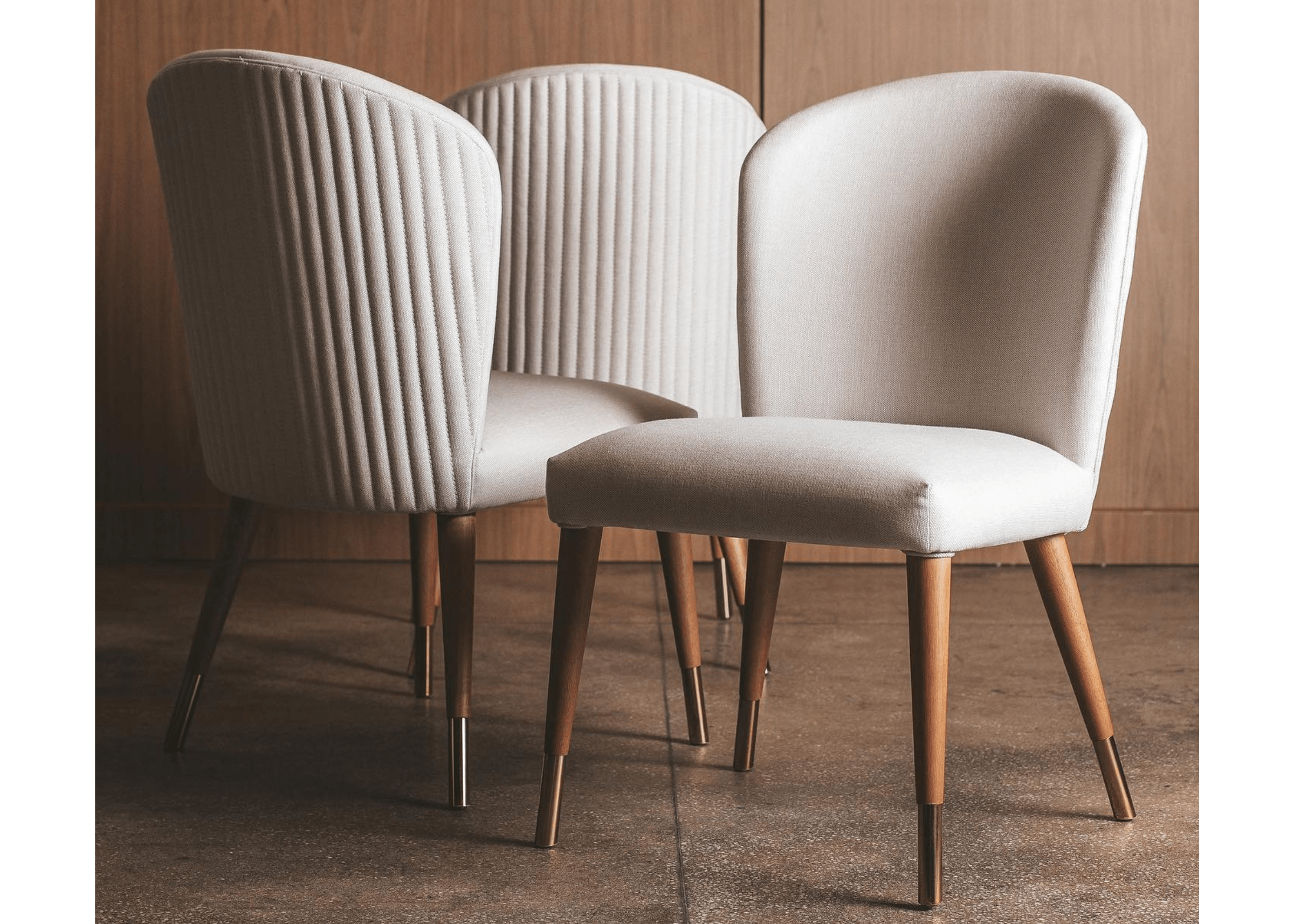 Conjunto de Cadeiras Meggie em ambiente elegante