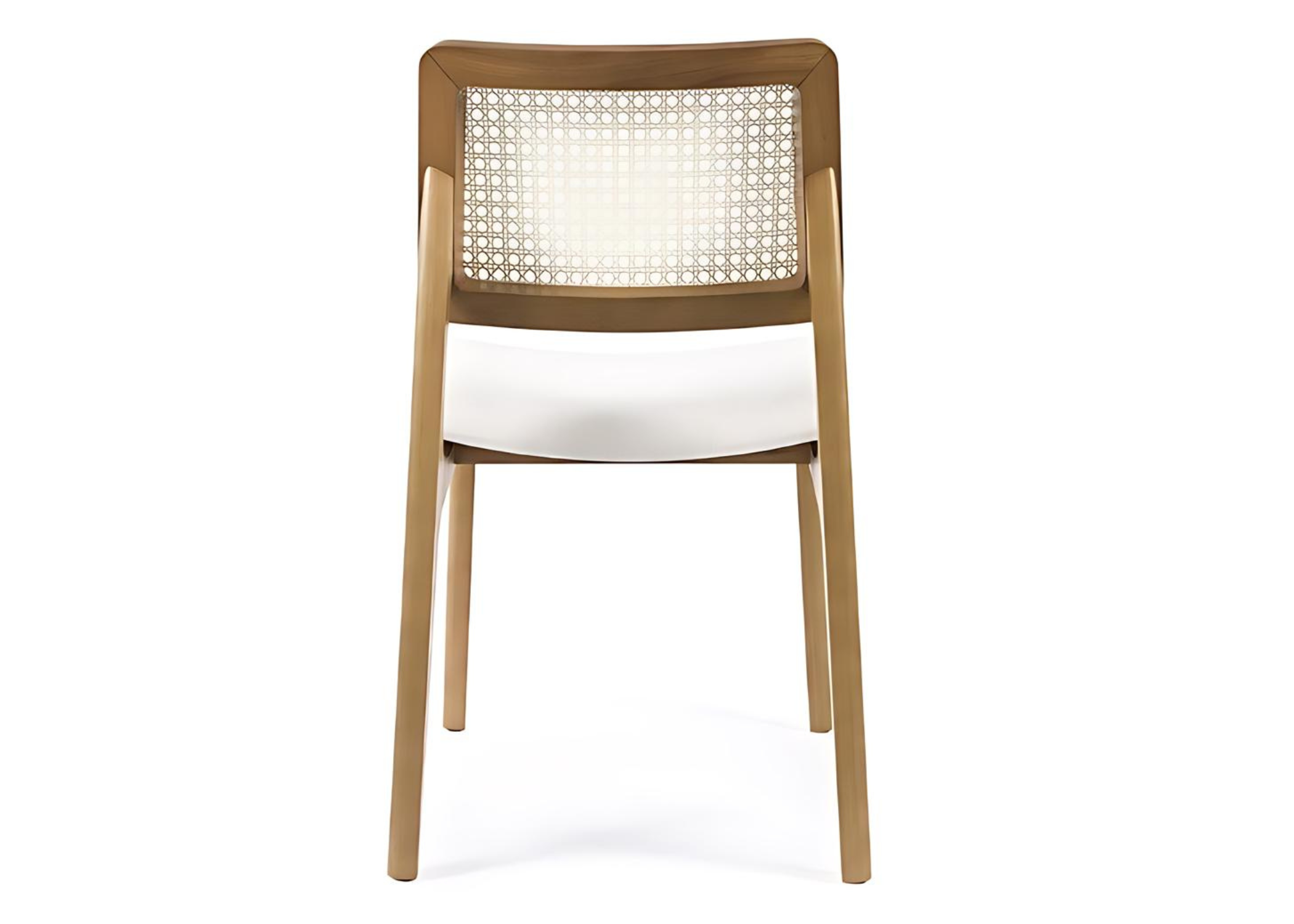 Encosto com tela sextavada da Cadeira Camila.