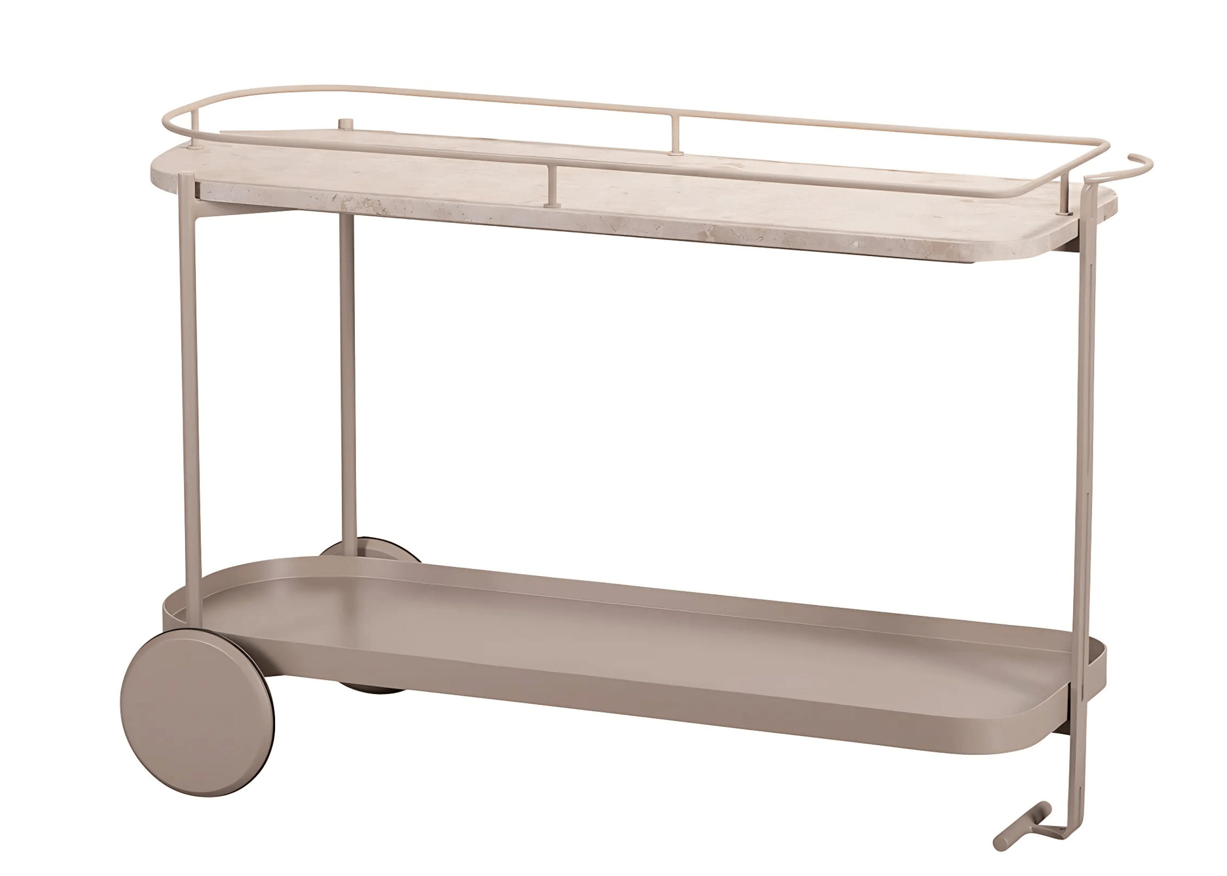 Carrinho Bar Rock com acabamento elegante e design moderno