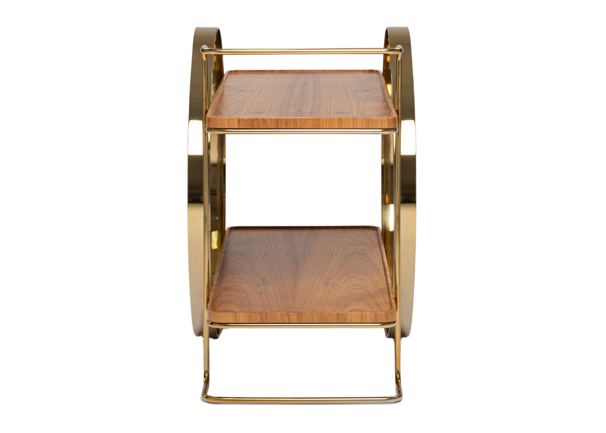 Carrinho Bar Carlota em ambiente sofisticado, combinando luxo e funcionalidade.