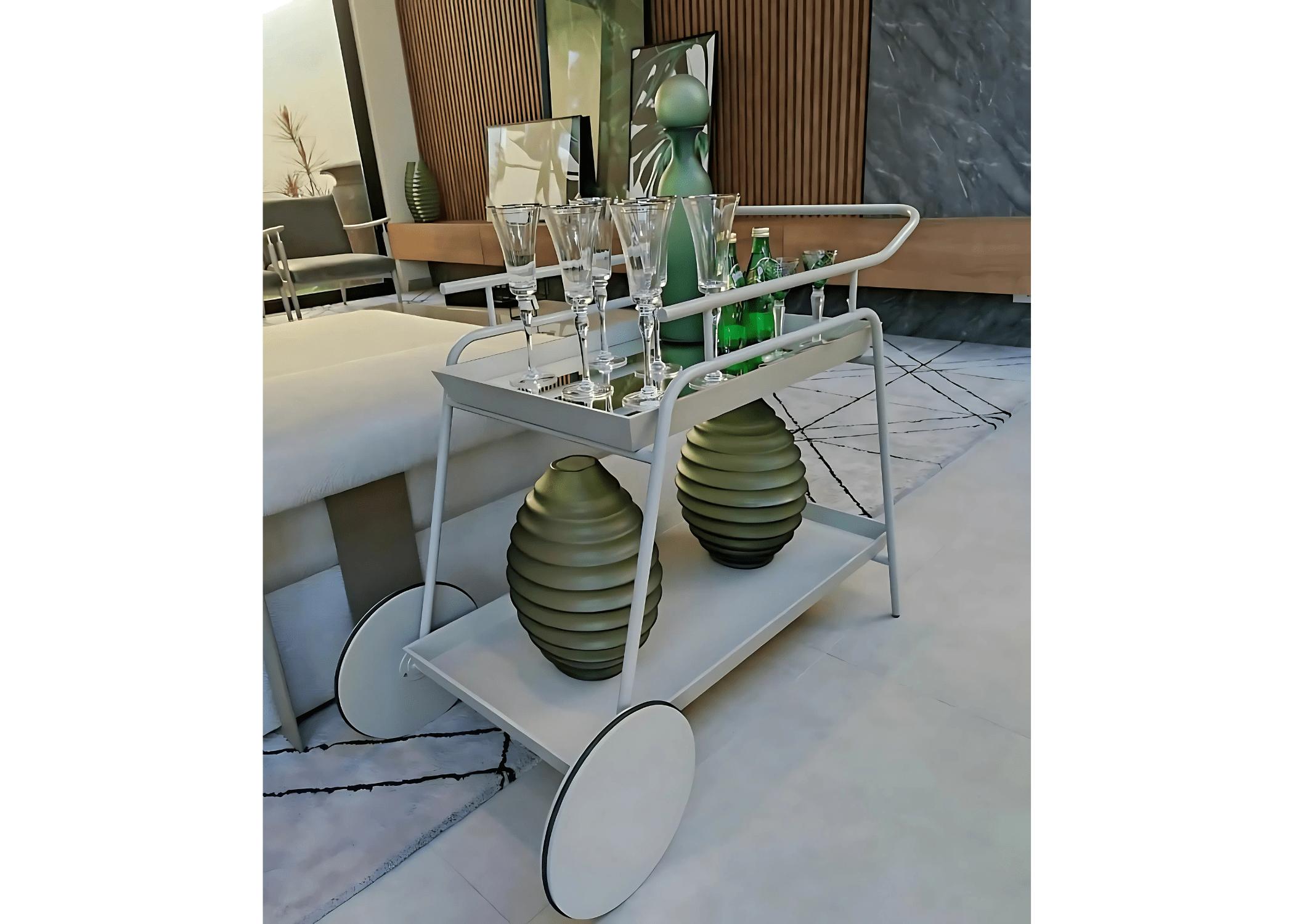 Um móvel que une beleza e utilidade com perfeição com o Carrinho Ba Zuca.