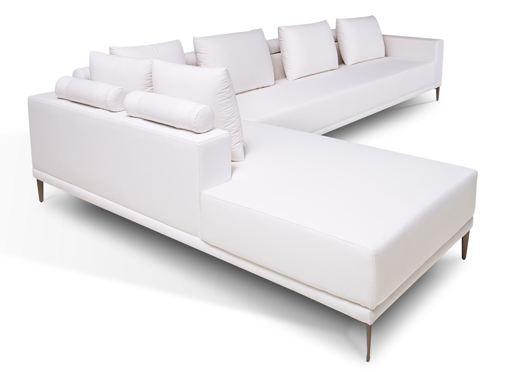 Tecido macio e resistente para momentos de relaxamento.