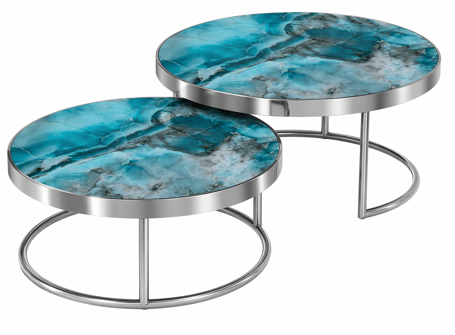 Mesa de Centro Angelyna com design clássico e elegante, móvel sofisticado para salas de estar modernas e aconchegantes.