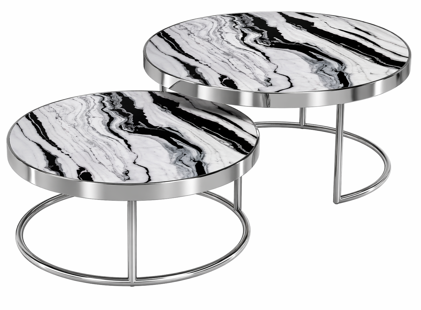 Mesa de Centro Angelyna com estilo clássico contemporâneo, móvel elegante para salas sofisticadas e bem decoradas.