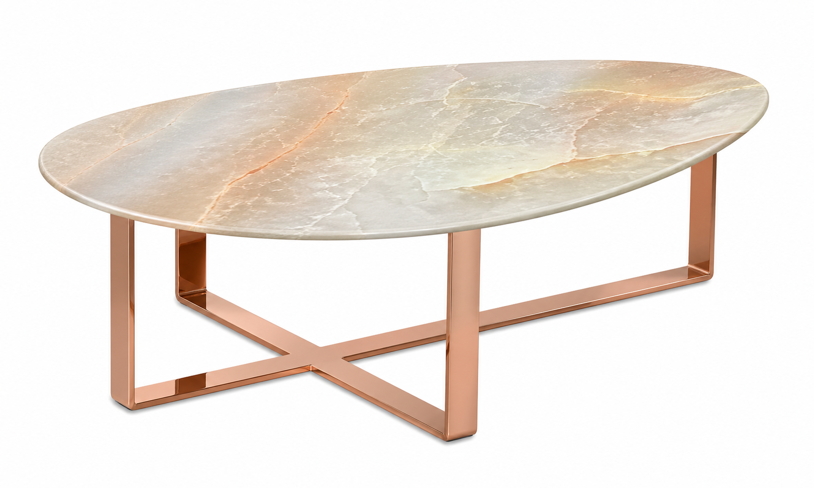 Mesa de Centro Gotta com acabamento personalizável e estilo moderno, perfeita para decoração elegante.