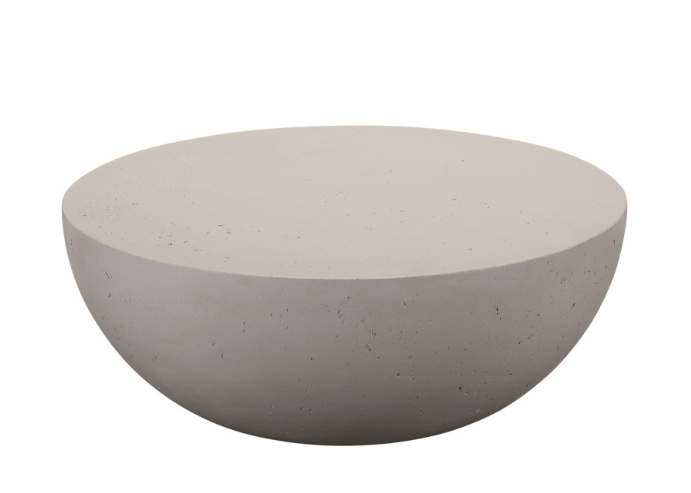 Mesa de centro Peter em cimento tecnológico cor concreto.