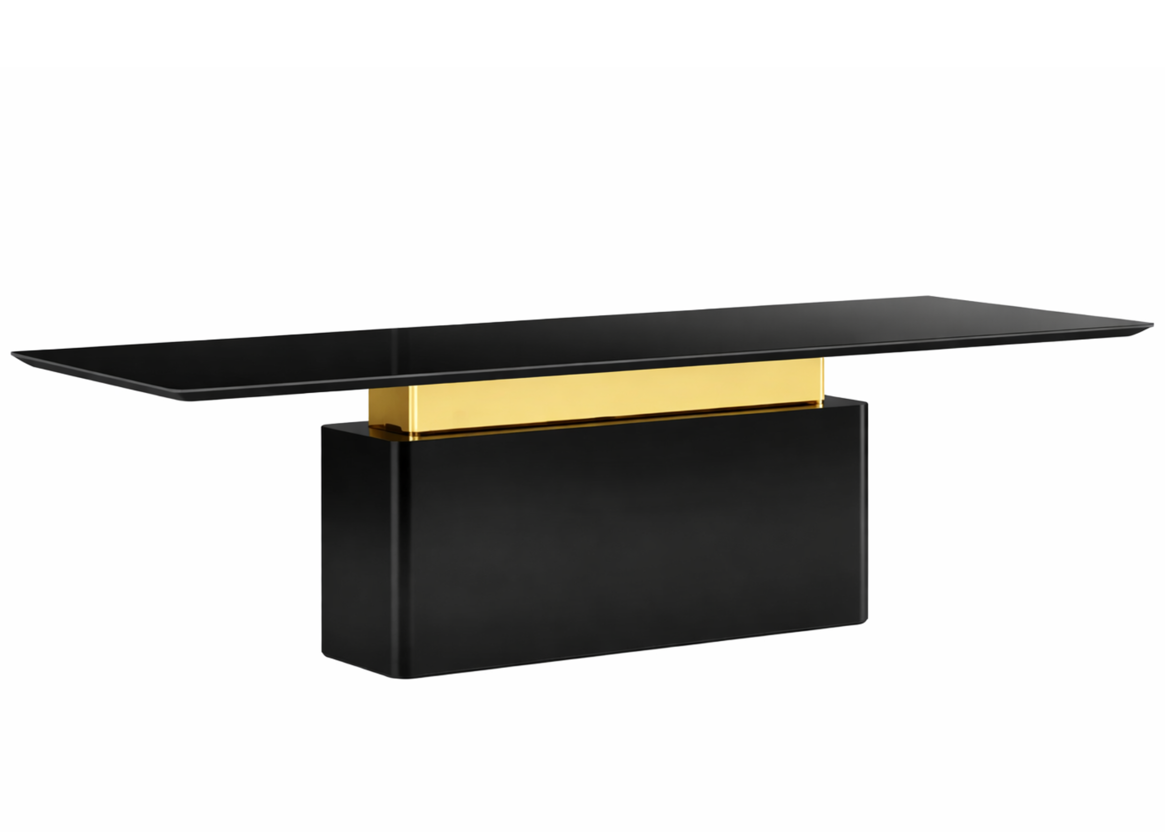 Mesa Favo Slim com estrutura sofisticada e acabamento refinado, ideal para salas de jantar modernas.