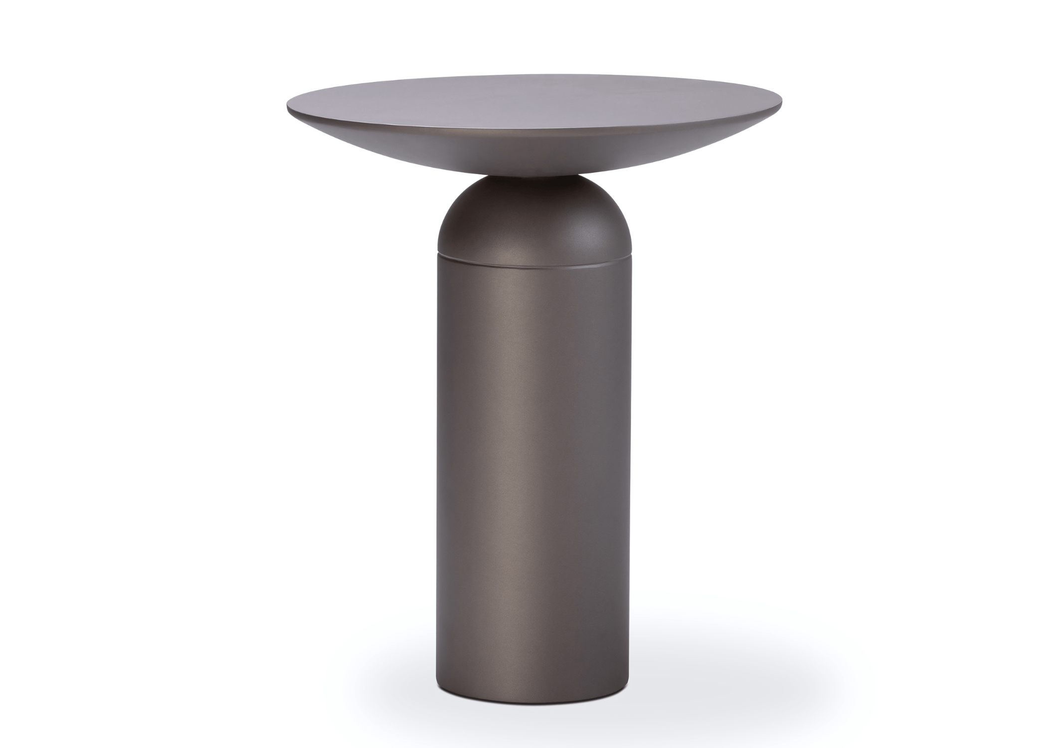 Mesa Lateral Eros: uma peça de design contemporâneo com funcionalidade funcional, ideal para quem busca sofisticação e praticidade na decoração.