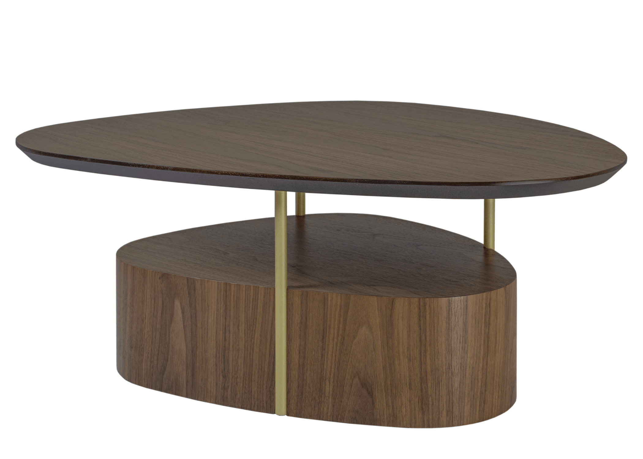 Mesa de Centro Orgânica Boss elegância compacta.