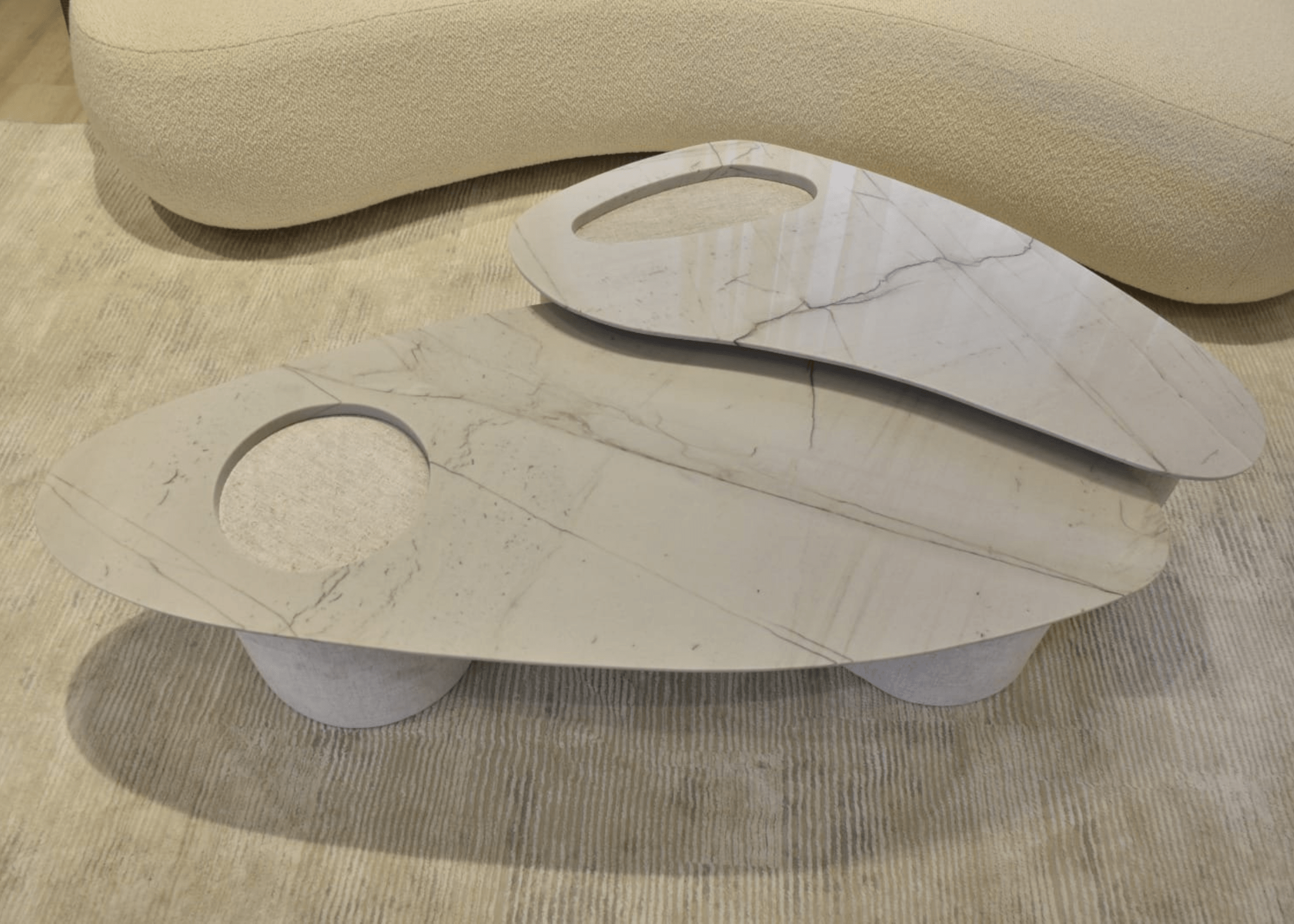 O charme do mármore transformando o ambiente.