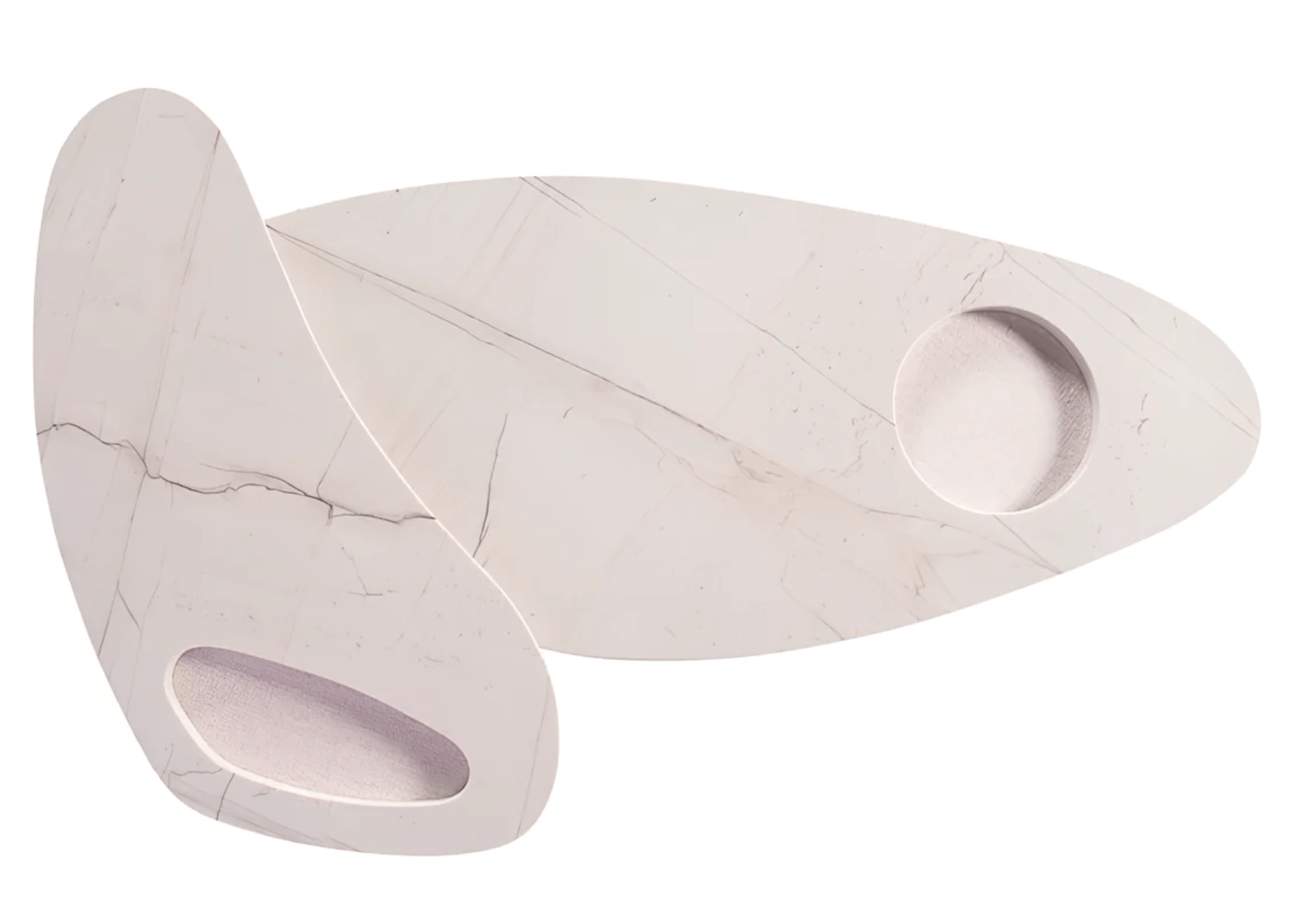 Mármore, elegância e exclusividade em um só móvel.