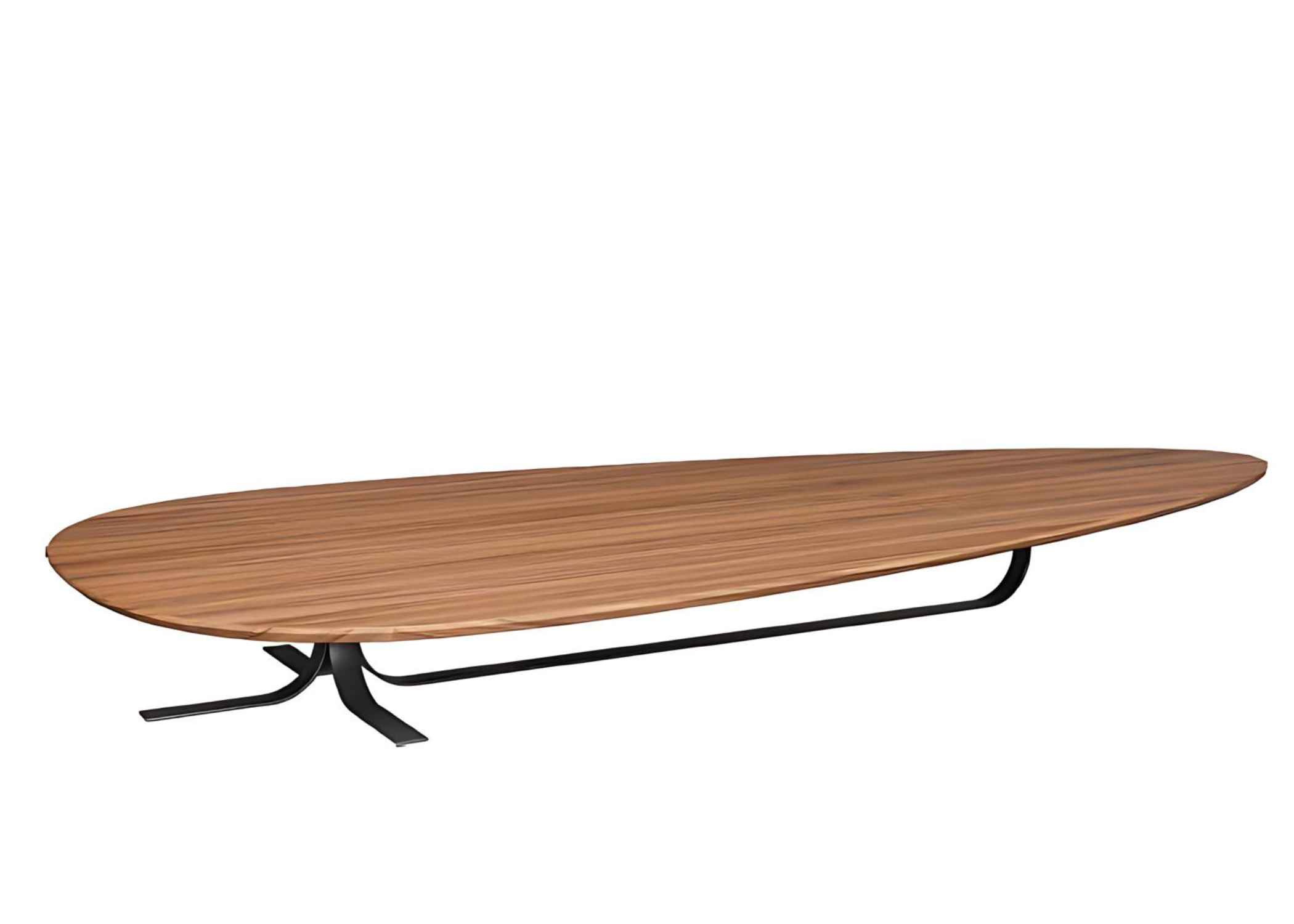Acabamento refinado da Mesa de Centro Lancer.