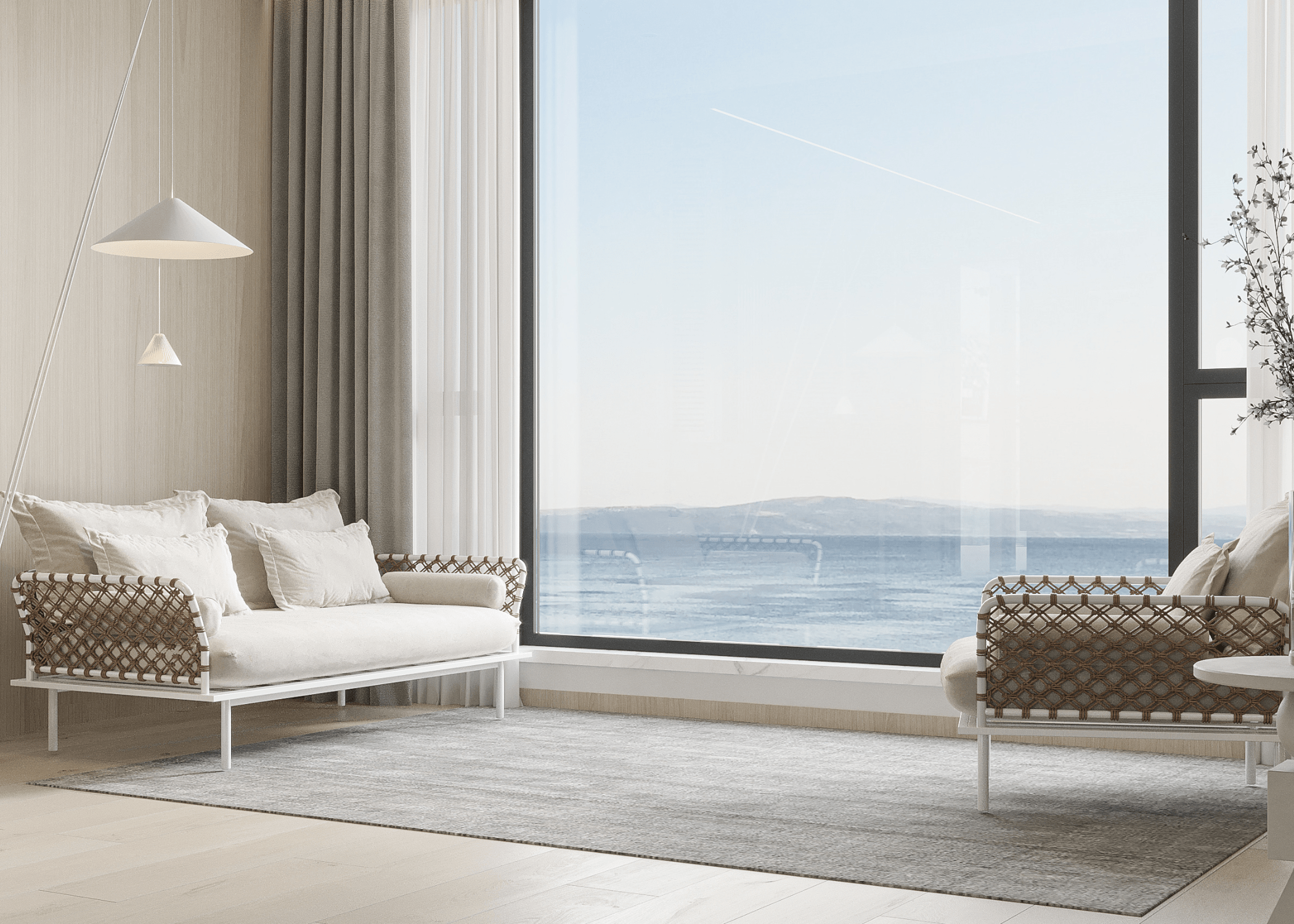 Conforto portátil: Poltrona Paradise, leve e fácil de transportar, oferece elegância onde quer que você vá.