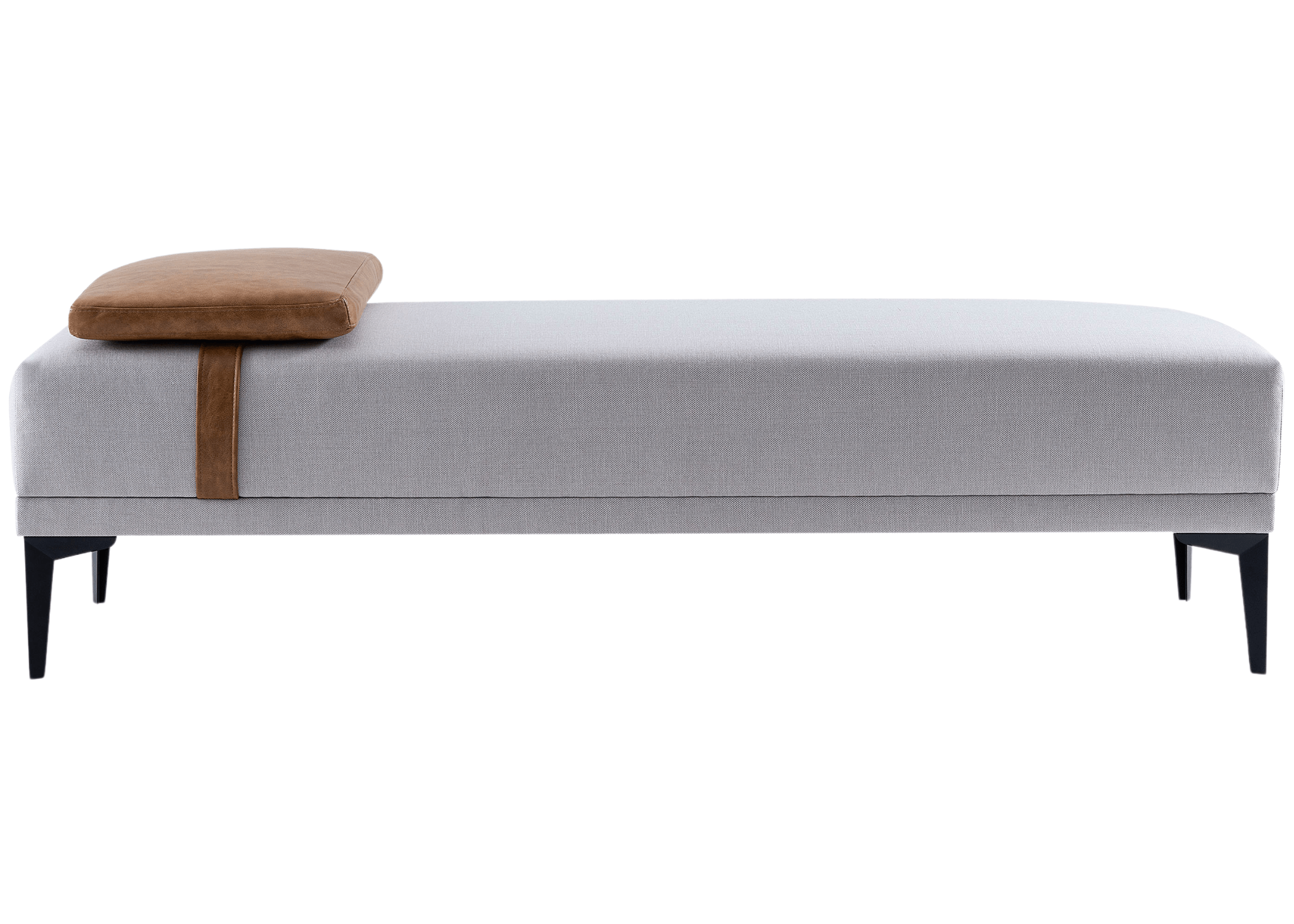 Design sofisticado e contemporâneo do recamier Drica.