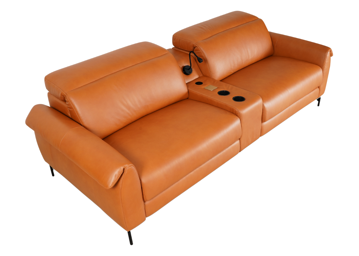 Couro natural e automação para um viver refinado.