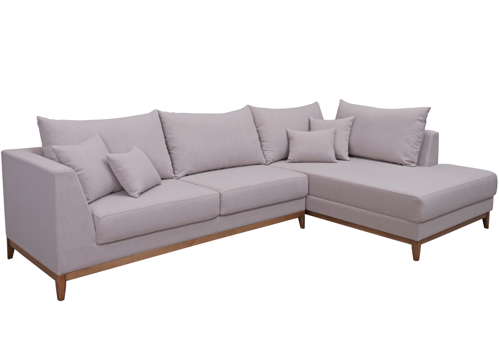 Sofá Astral com Chaise design moderno para sua sala.
