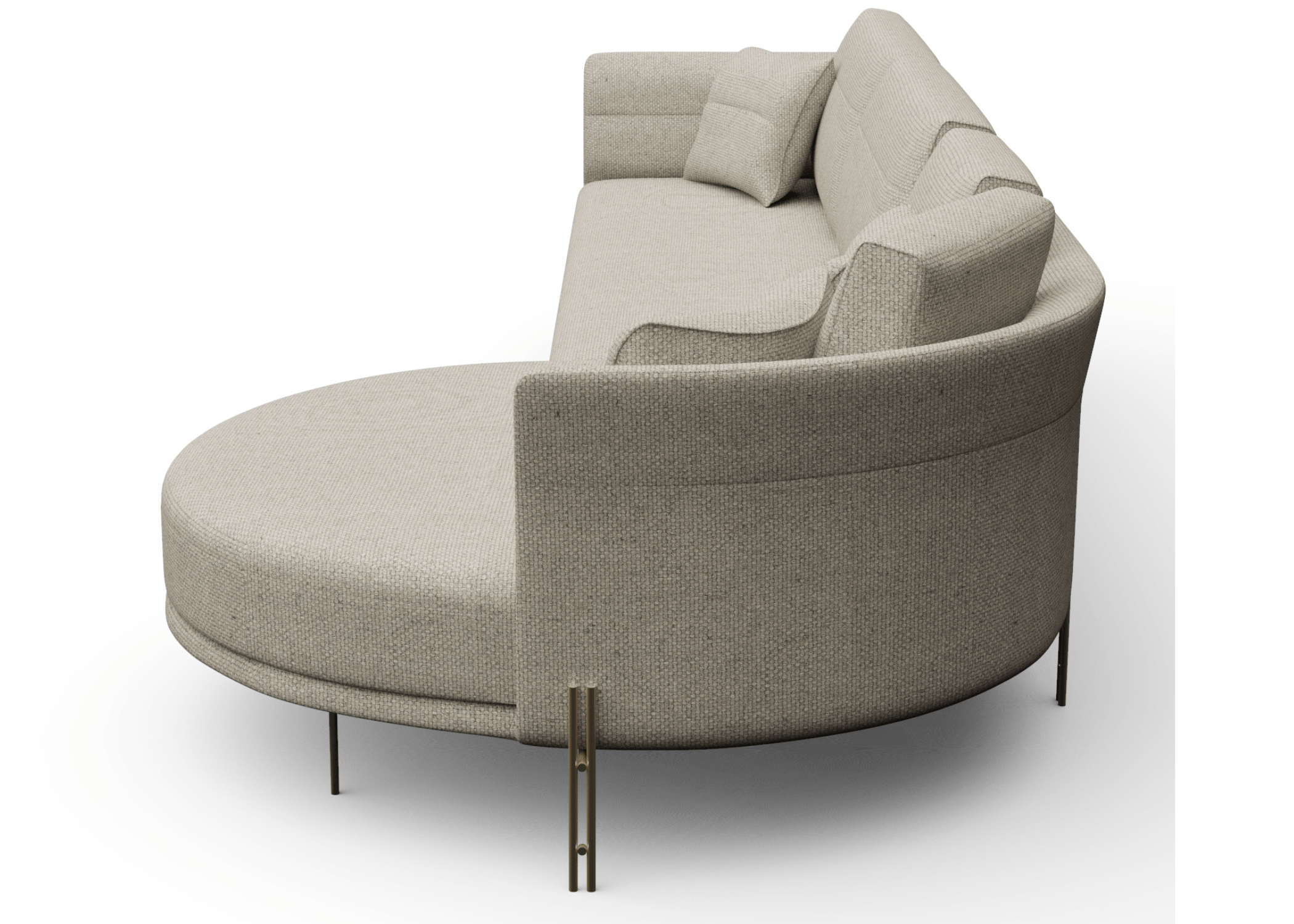 design moderno e durabilidade garantida para o Sofá Dommé.