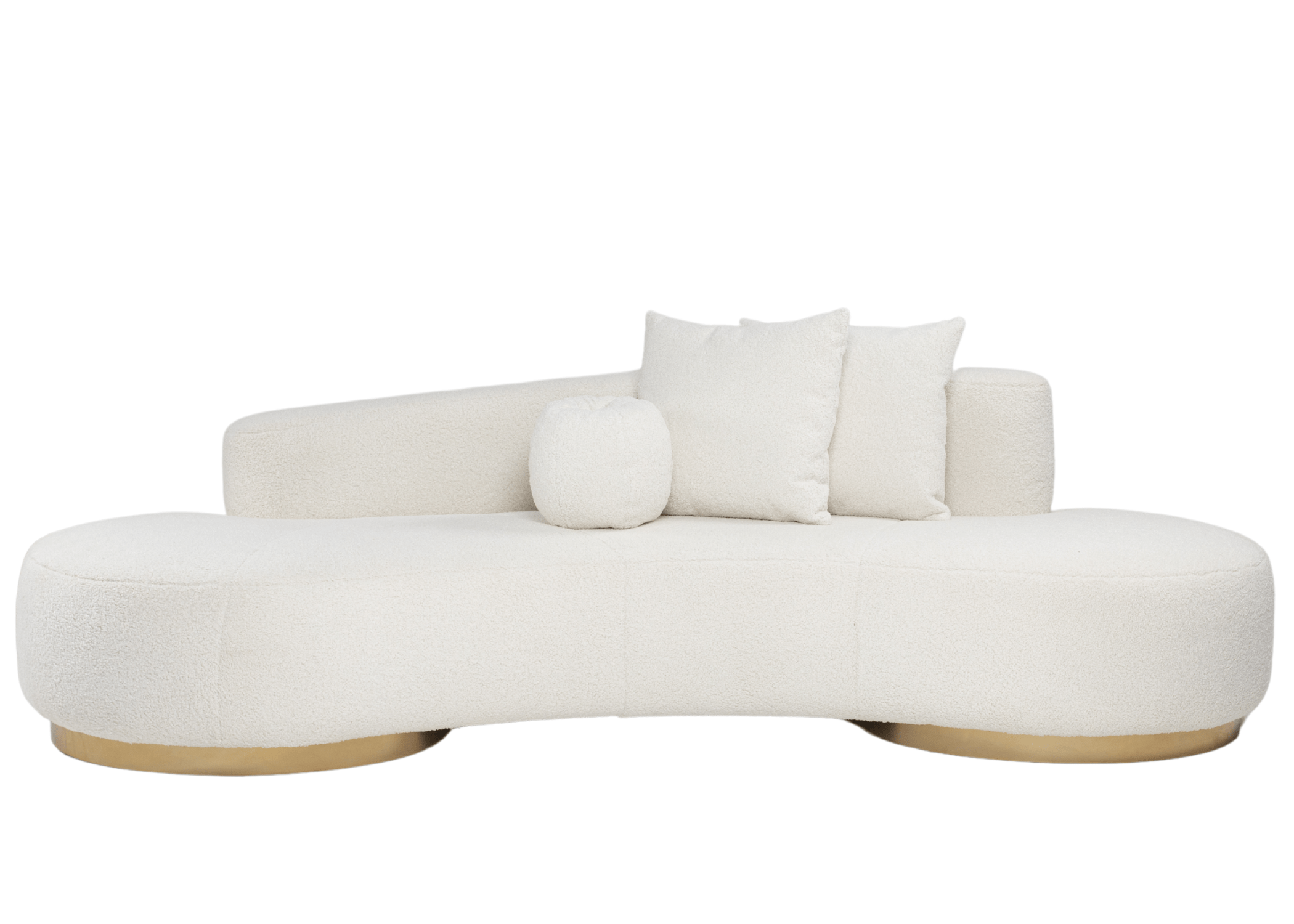 Sofá moderno e sofisticado.