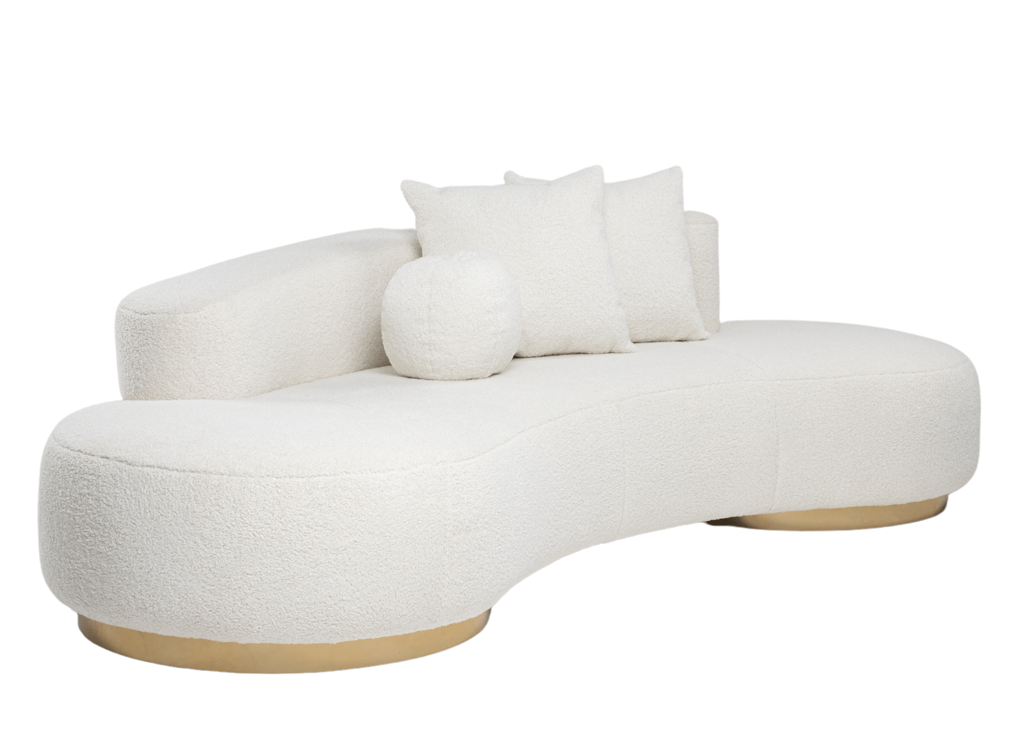 Sofá Evora com design orgânico e conforto excepcional.