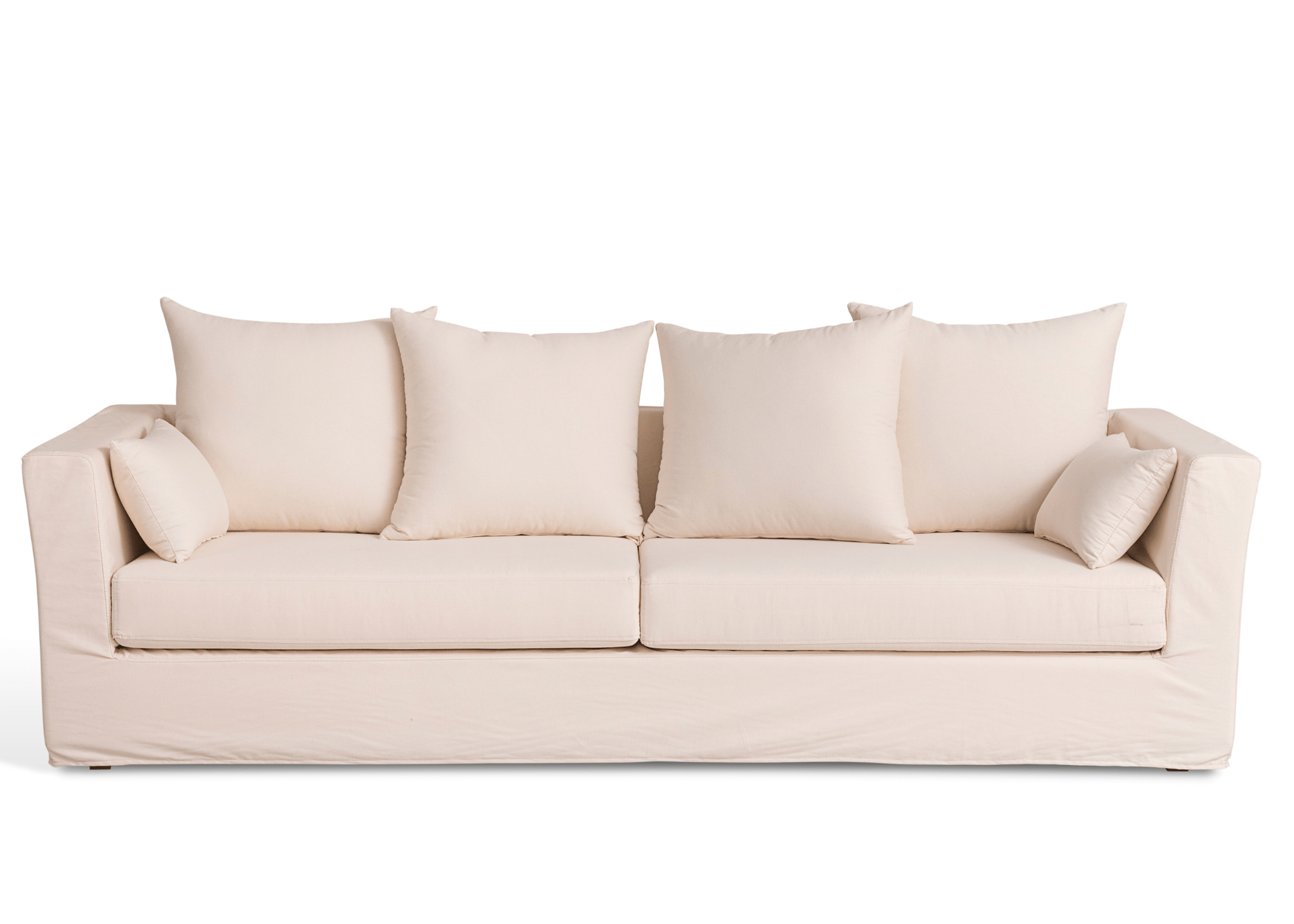 Sofá Laurem design minimalista para espaços contemporâneos.