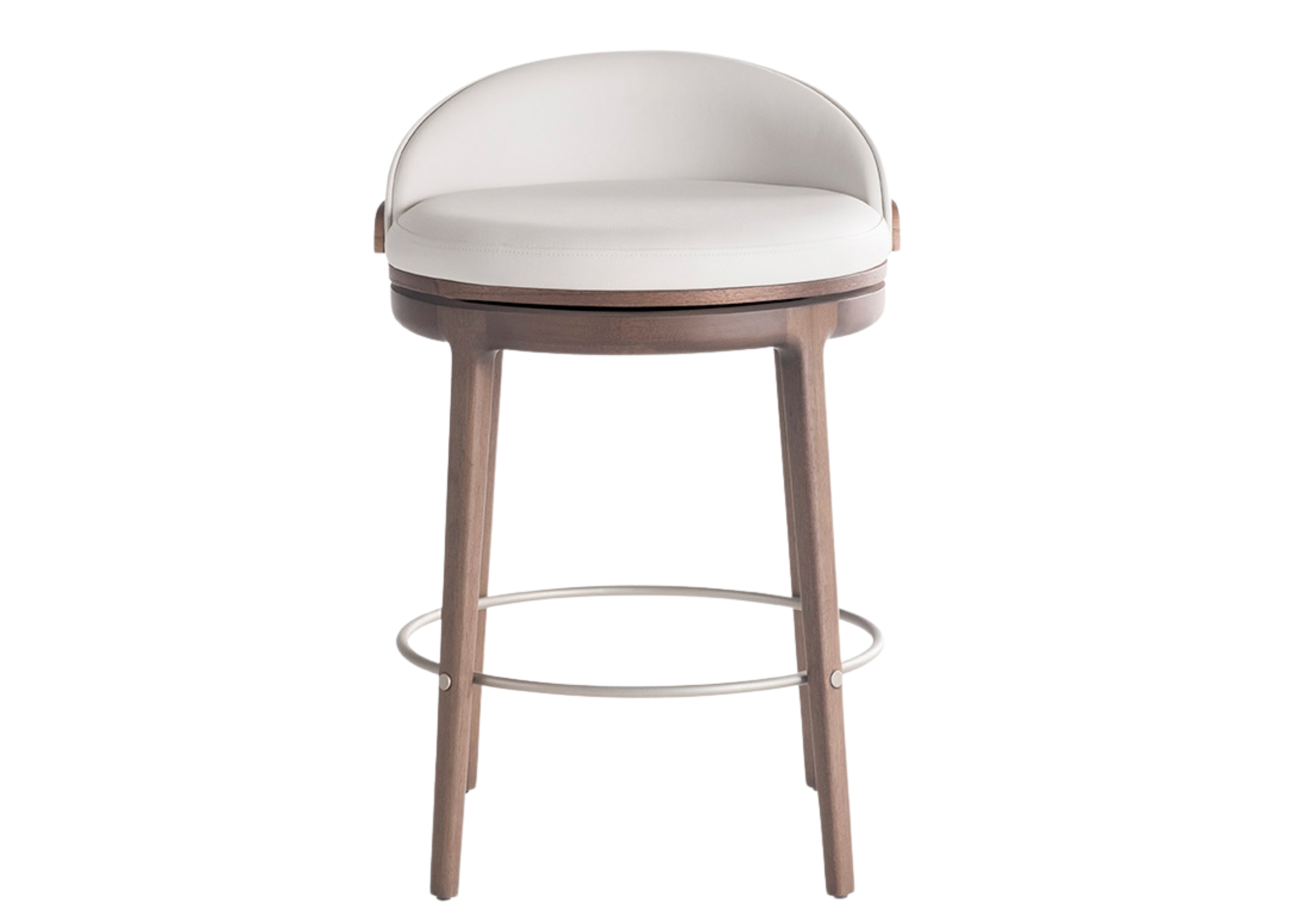 Banqueta Giratória Aveline com visual sofisticado e conforto extremo, ideal para compor ambientes elegantes e acolhedores.