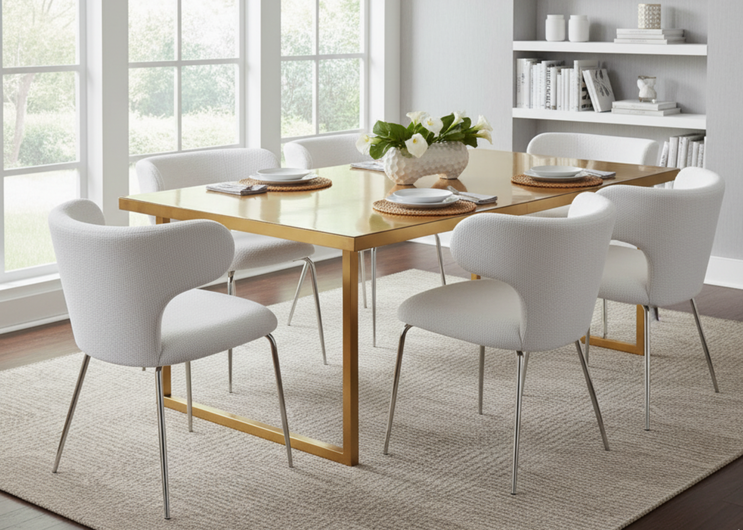 Cadeira Eleganza ideal para sala de jantar sofisticada, com design refinado, conforto excepcional e acabamento de alto padrão que valoriza o ambiente.