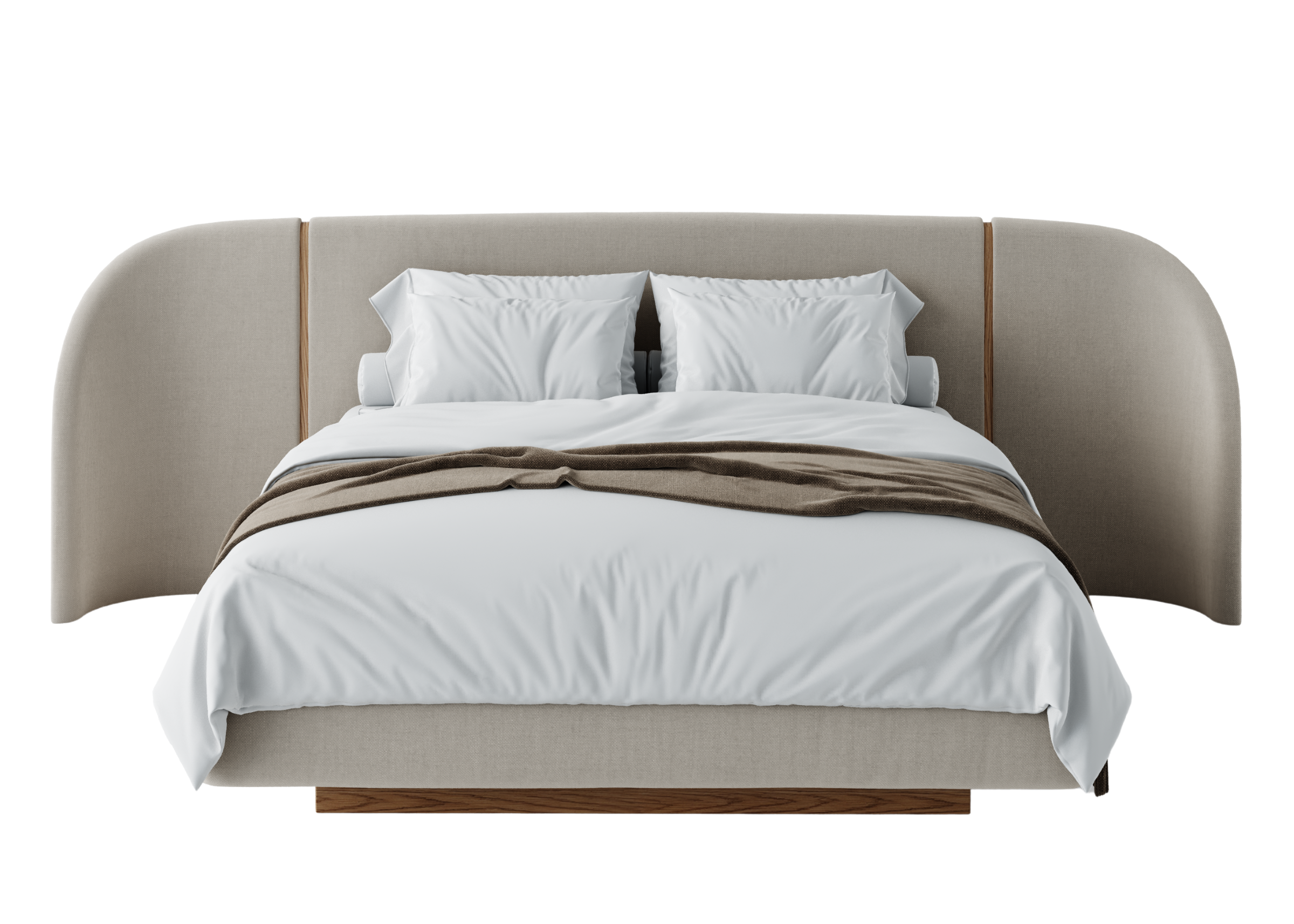 Cama Chloe com design sofisticado, ideal para compor quartos elegantes, modernos e acolhedores.