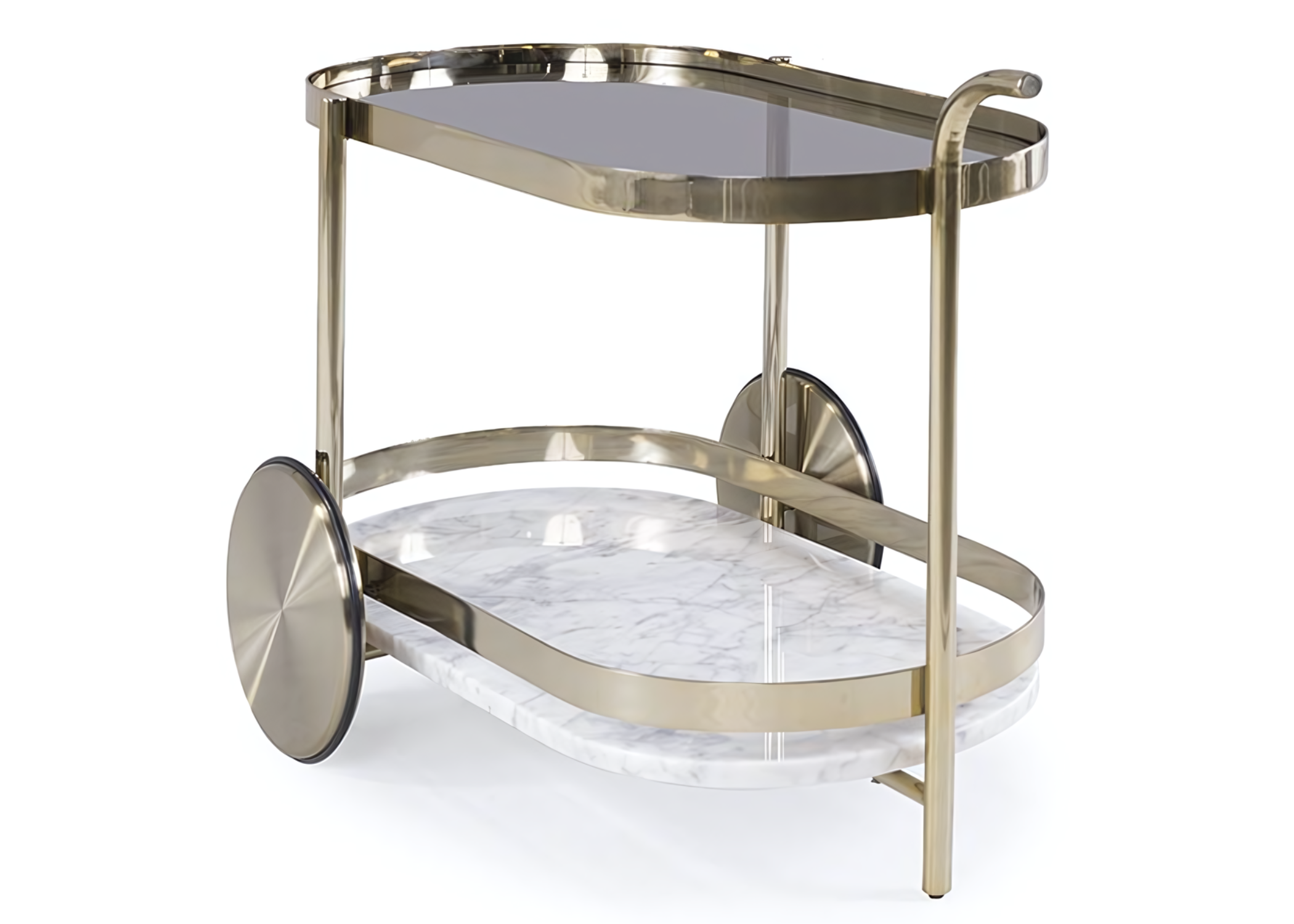 Beleza e funcionalidade do Carrinho Bar Calla.