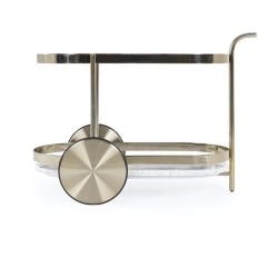 Carrinhos bar modernos em aço inox e acabamentos de alto padrão.