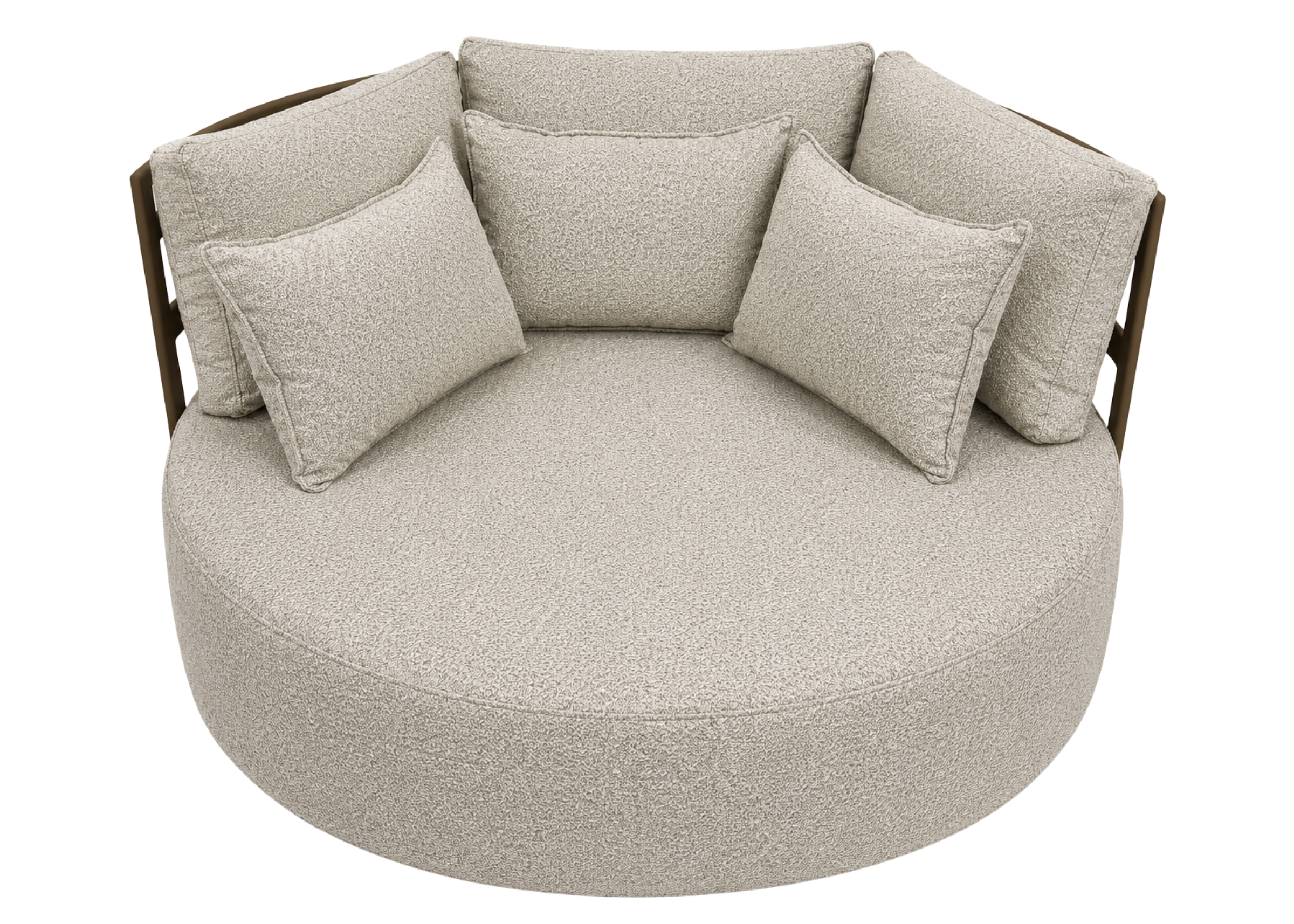 Chaise Costa com design contemporâneo em alumínio pintado para área externa, apresentando elegância e durabilidade para espaços ao ar livre.