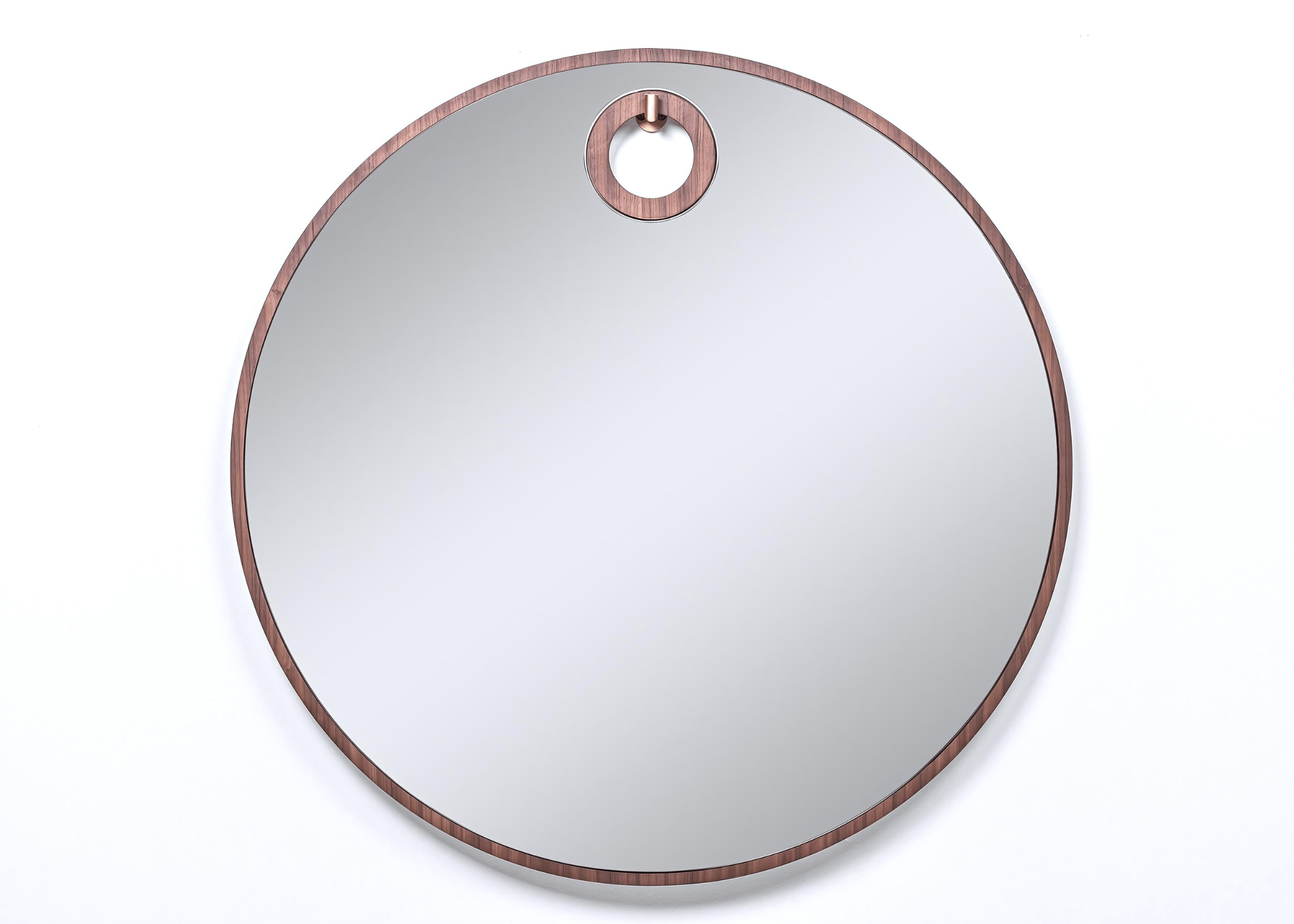 Espelho Redondo Arthemis: Design atemporal para decoração modernas e sofisticada.