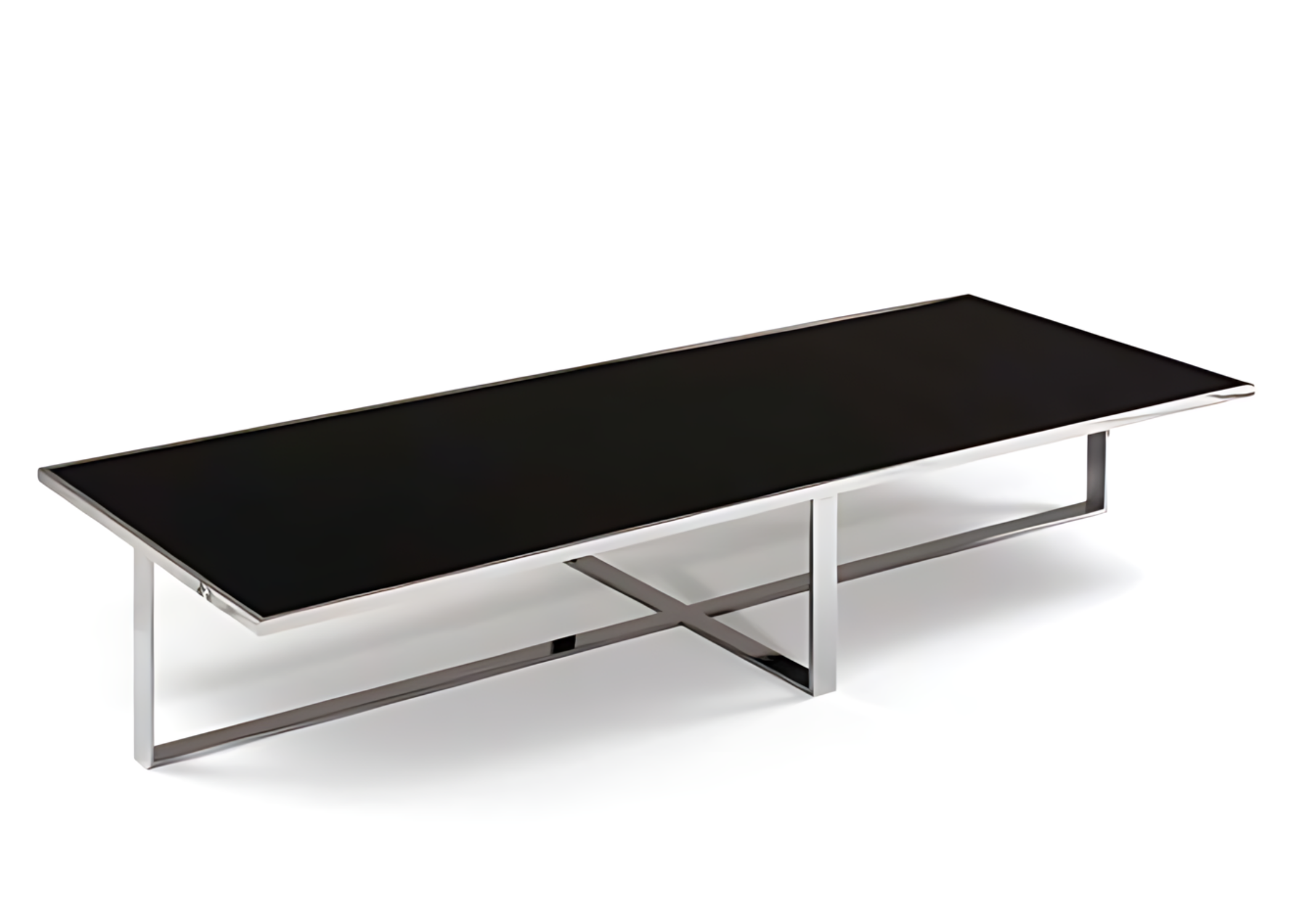 Mesa de Centro Lola com linhas retas e minimalistas, exalando sofisticação.