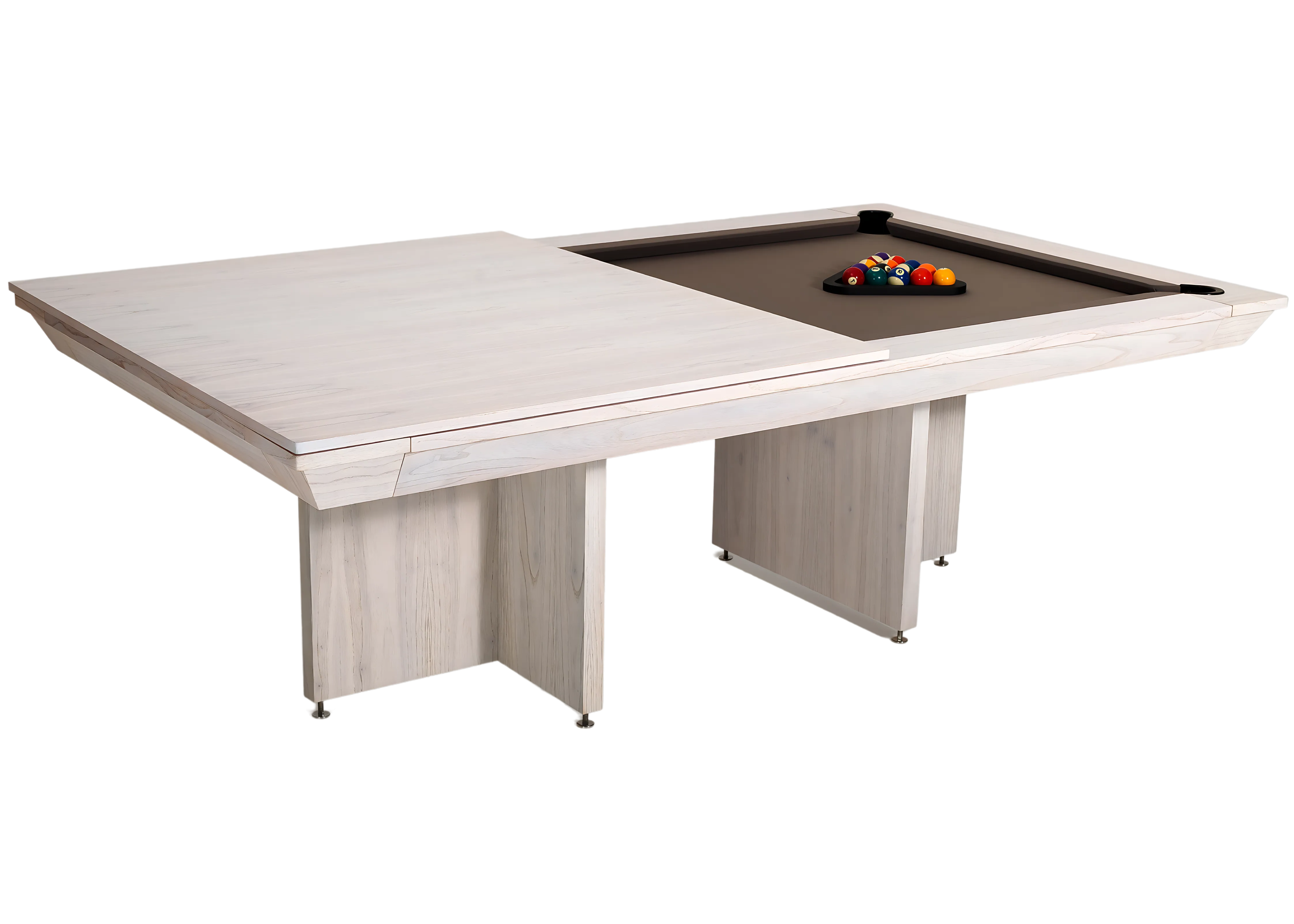 A mesa de sinuca e jantar Elegance é uma combinação perfeita de sofisticação e funcionalidade, trazendo elegância para qualquer ambiente.