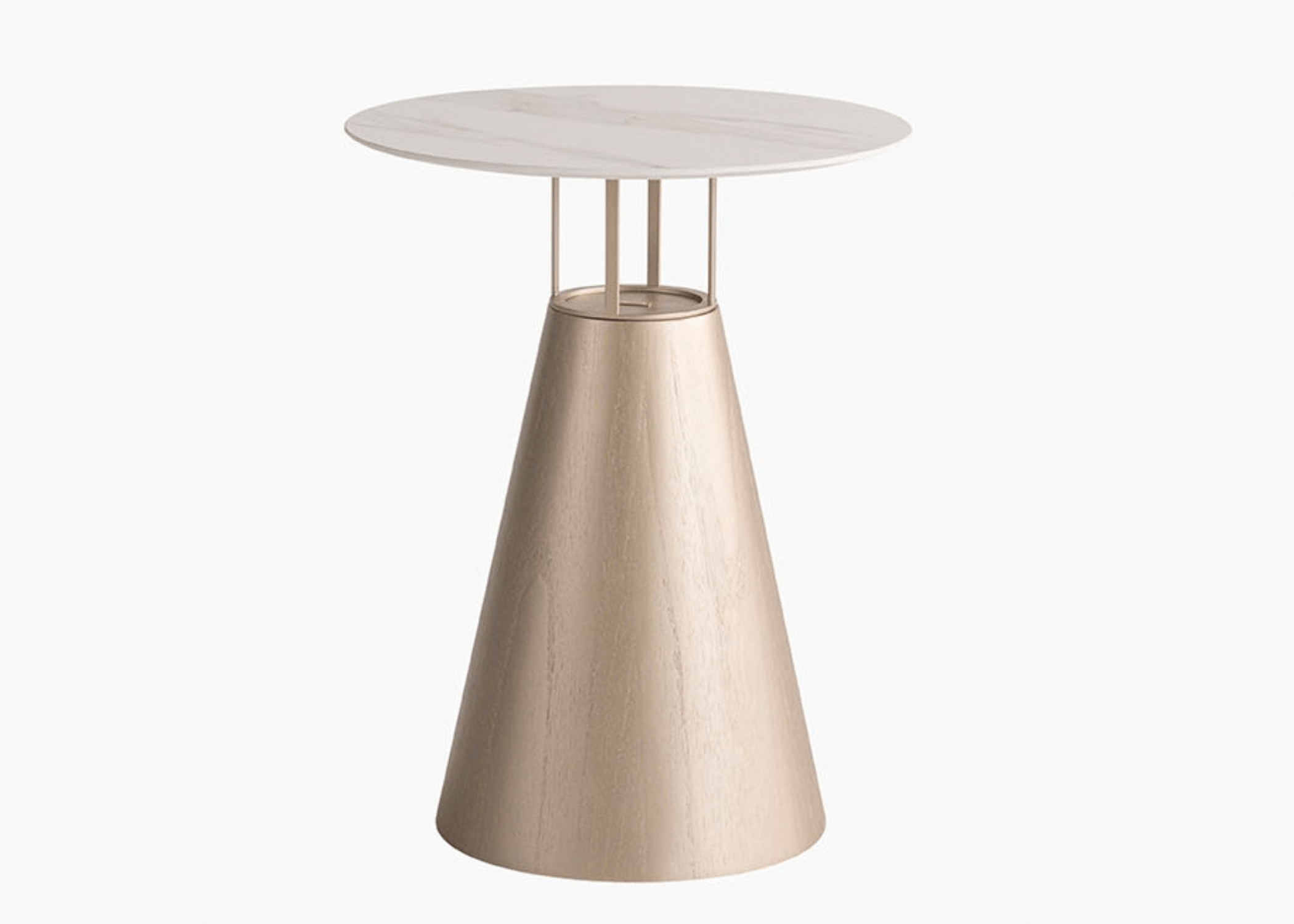 Mesa lateral Lidi ideal para você que quer colocar uma decoração linda e sofisticada que combinará perfeitamente em qualquer espaço. 