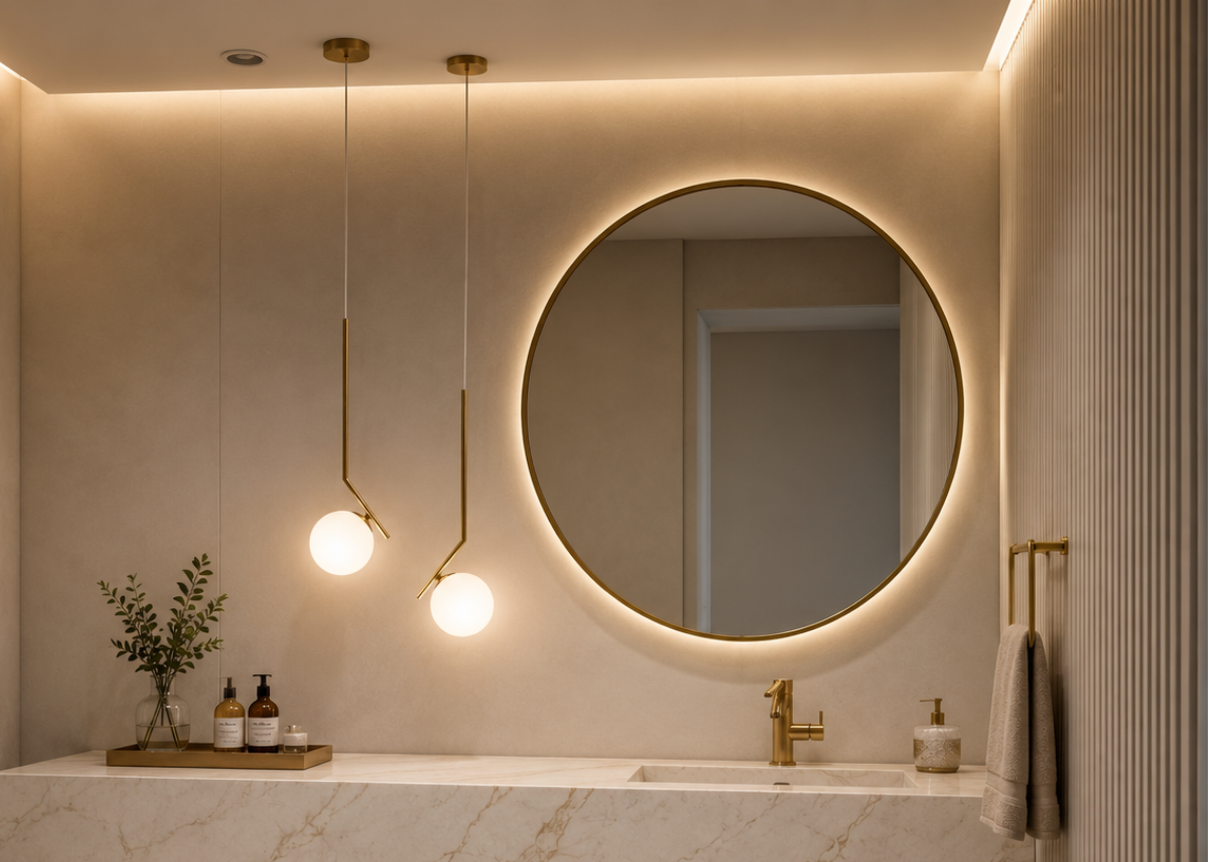 Pendente modelo 5029 com luminária em metal ouro velho e vidro leitoso, ideal para compor salas de jantar, halls e ambientes sofisticados.