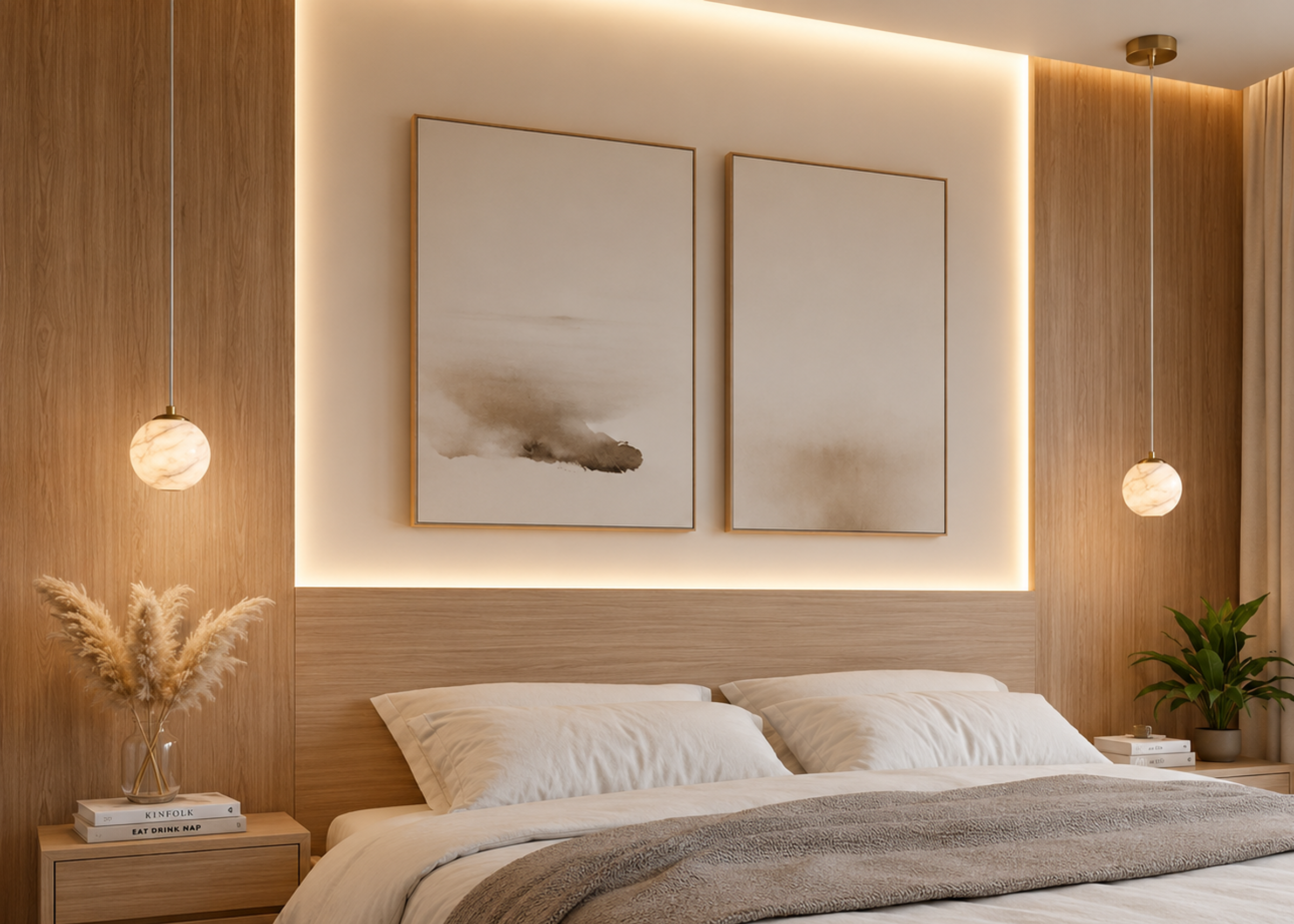 Pendente 5134 com estrutura dourada em alabastro, apresentando design moderno e sofisticado para ambientes refinados.