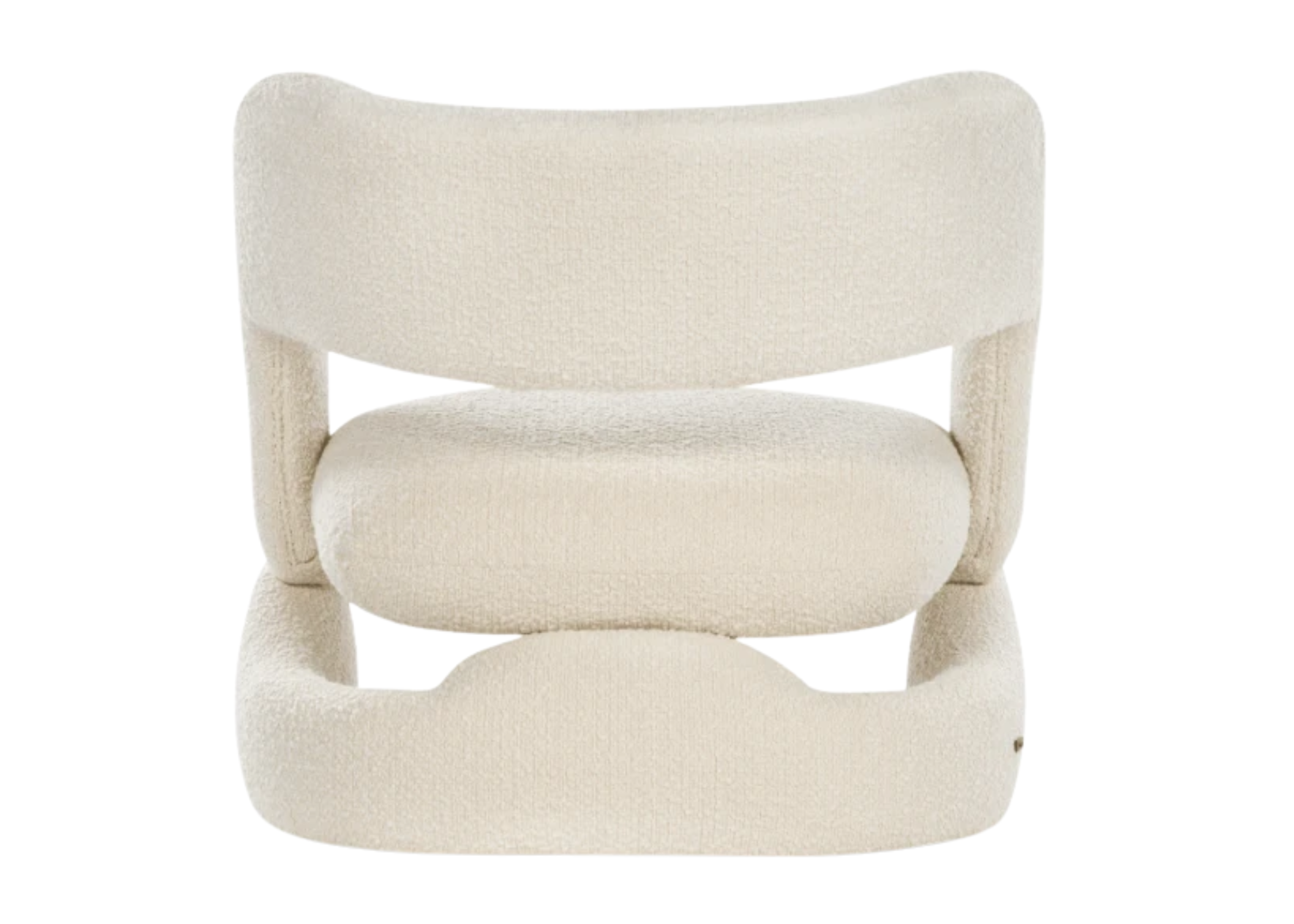 Poltrona Cylos com costas e detalhes de elegância sofisticada, unindo conforto e design contemporâneo para ambientes refinados.