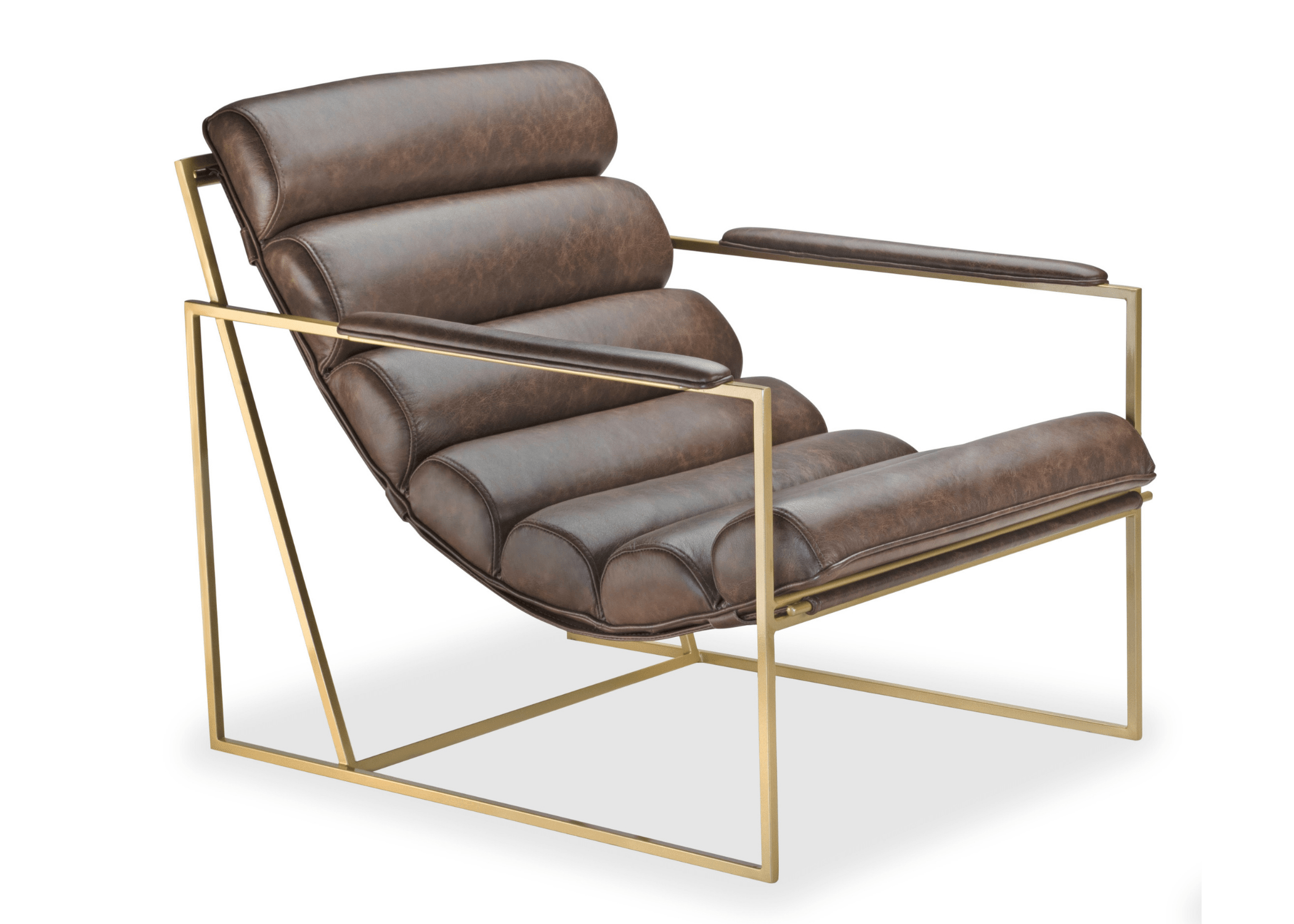 Poltrona Gummed: assento acolhedor com estofamento luxuoso e detalhes precisos.